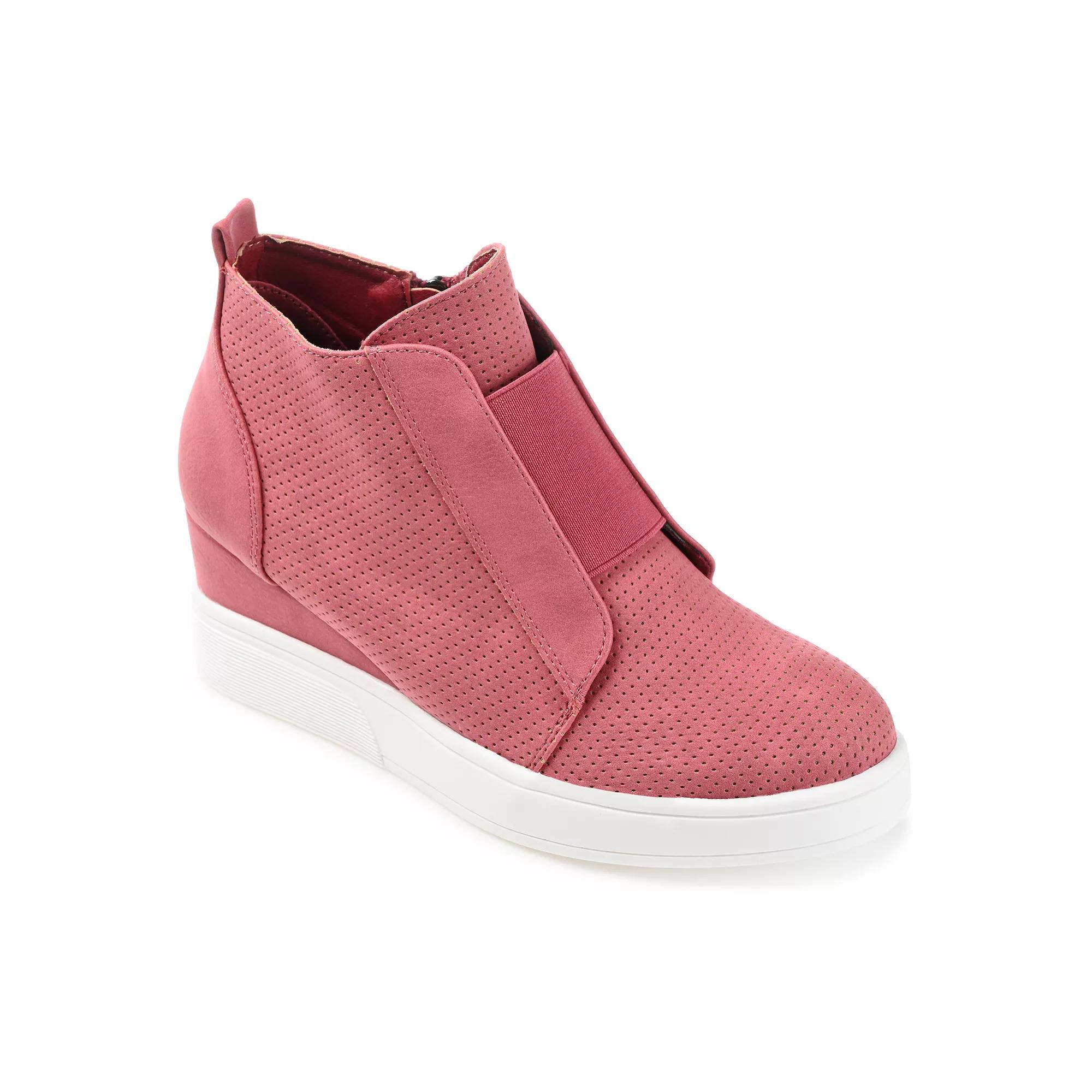 Journee Clara Women's Wedge Sneakers,  Product Image