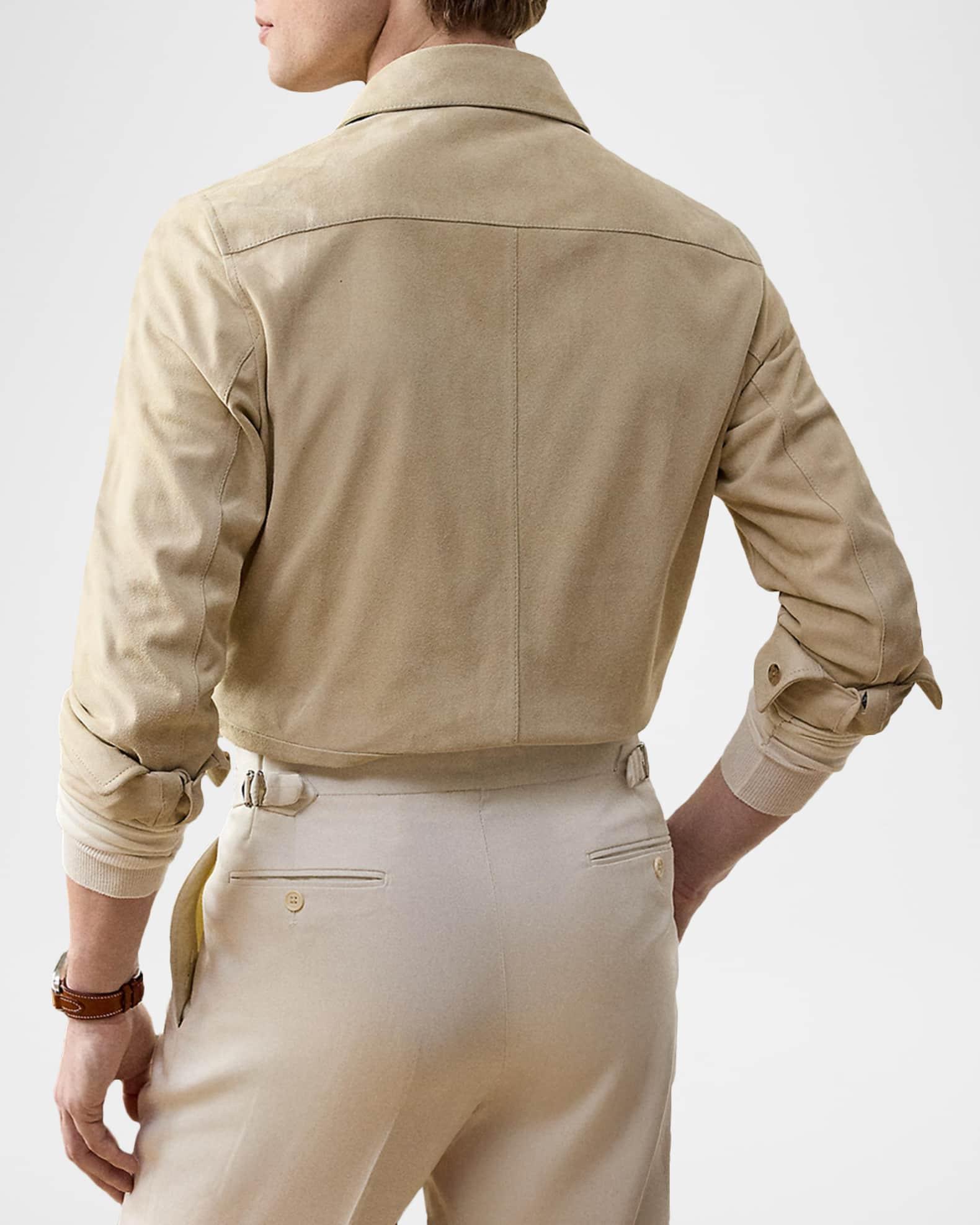 Men's Suede Overshirt Product Image