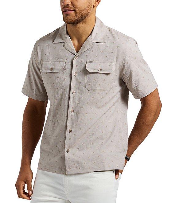 Buffalo David Bitton Short Sleeve Salaman Patterned Shirt Product Image