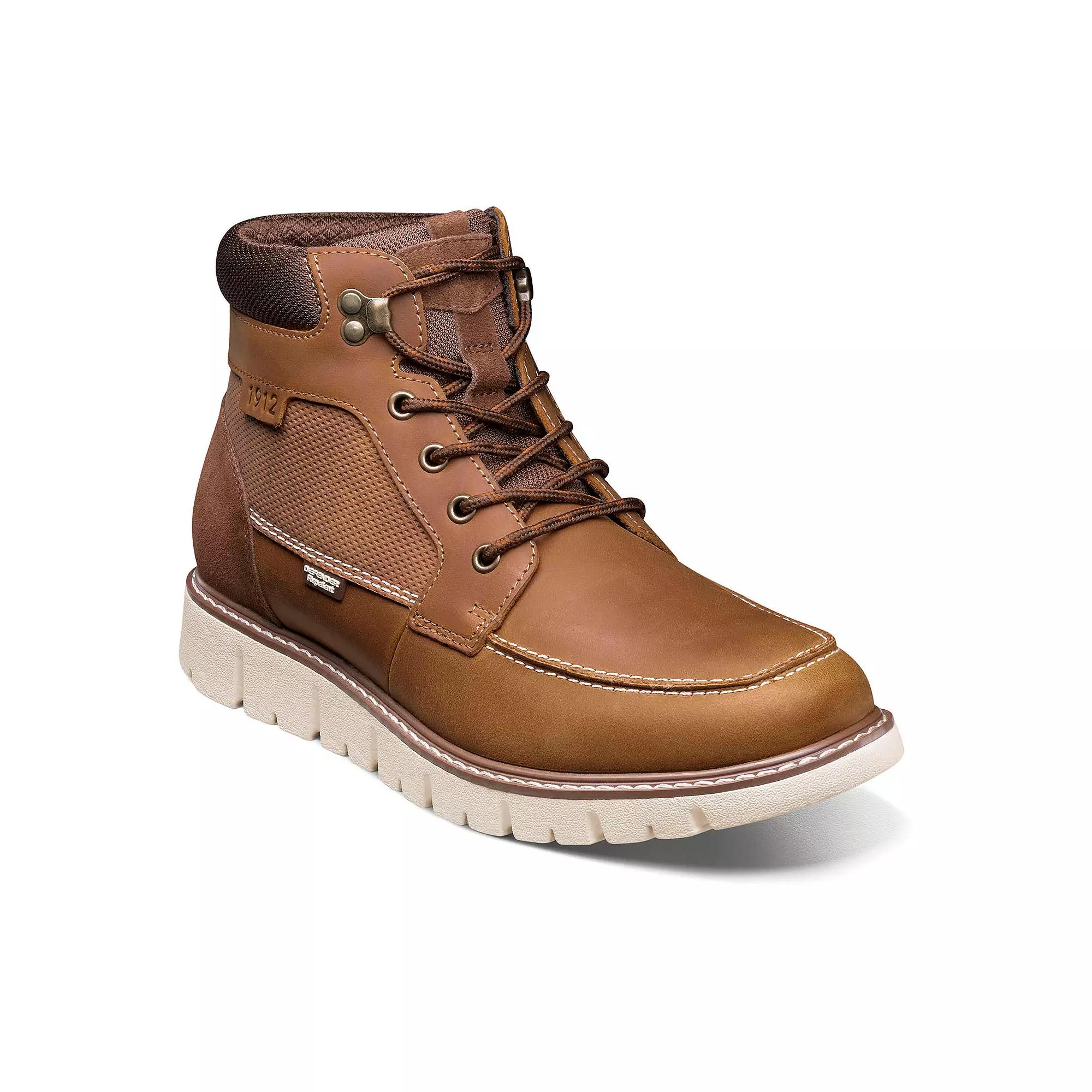 Nunn Bush® Karnak Men's Leather Moc Toe Ankle Boots,  Product Image