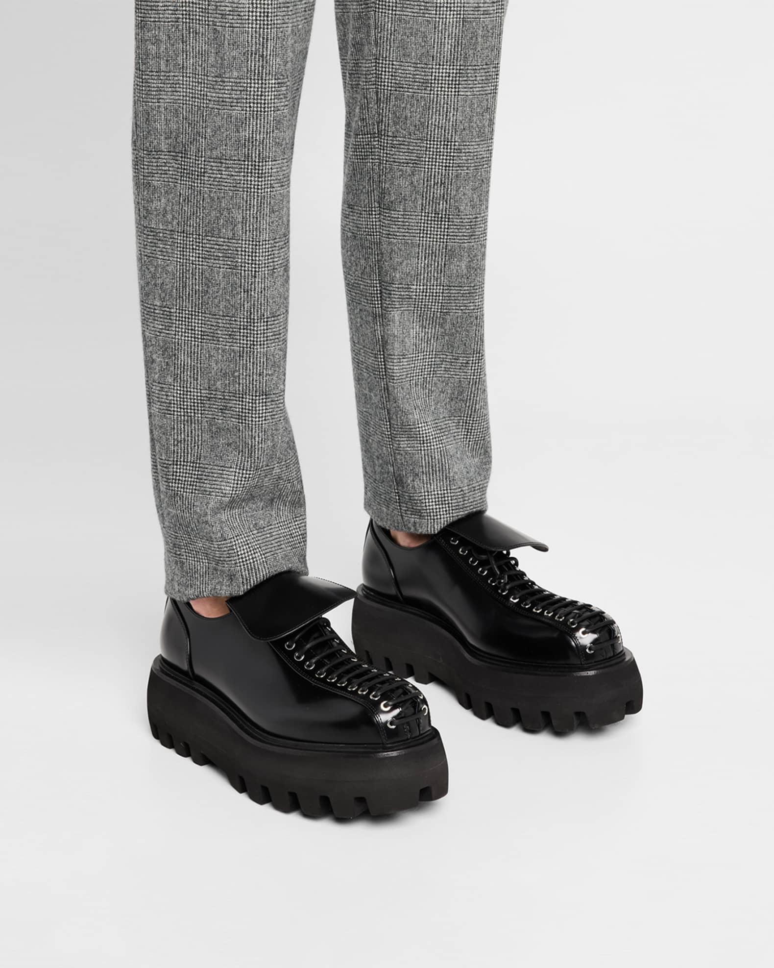 Men's Sofa Lug Sole Lace-Up Loafers Product Image