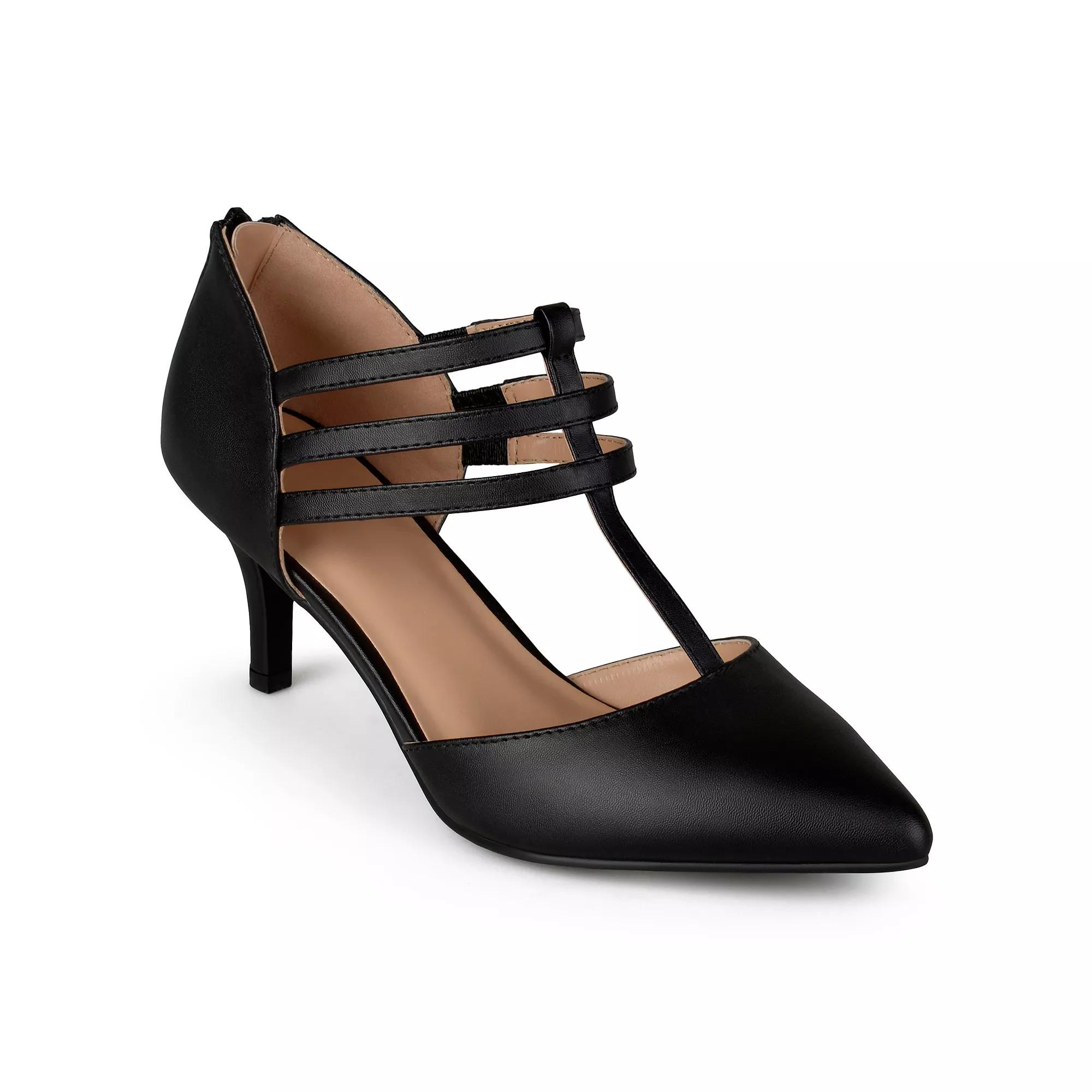 Journee Pacey Women's High Heels, Girl's, Size: 7 Medium, Black Product Image