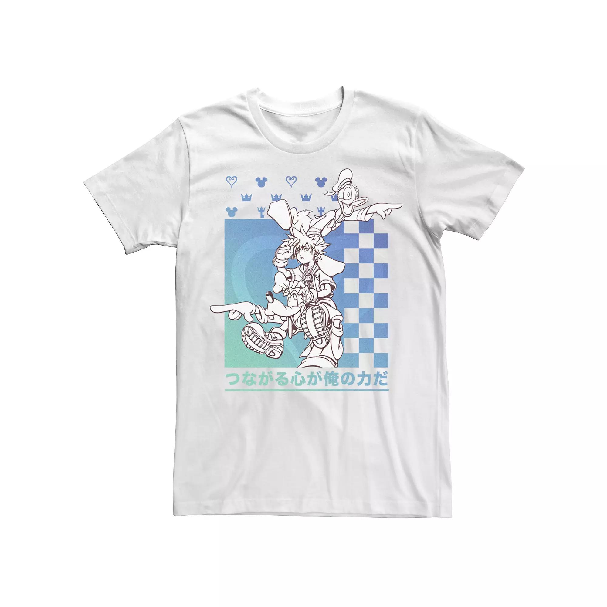 Mens Kingdom Hearts Power Friends Group Shot Tee Product Image