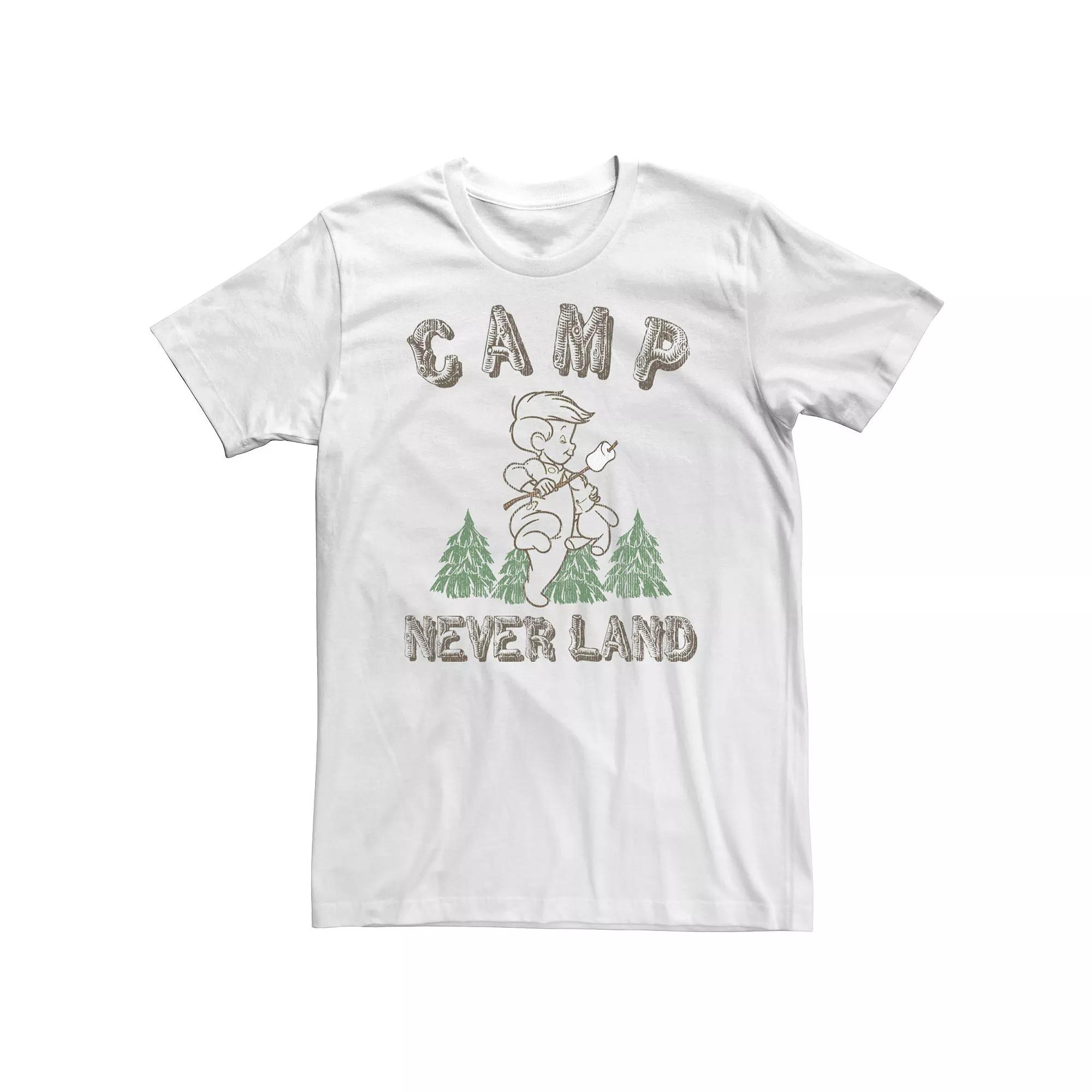 Big & Tall Disney Peter Pan Camp Never Land Tee, Men's,  Product Image