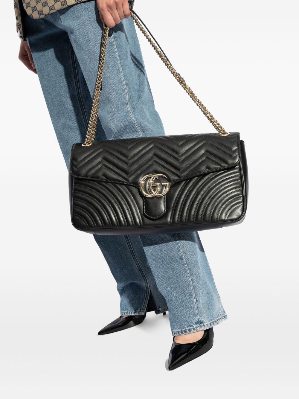 GG Marmont chevron-quilted shoulder bag Product Image