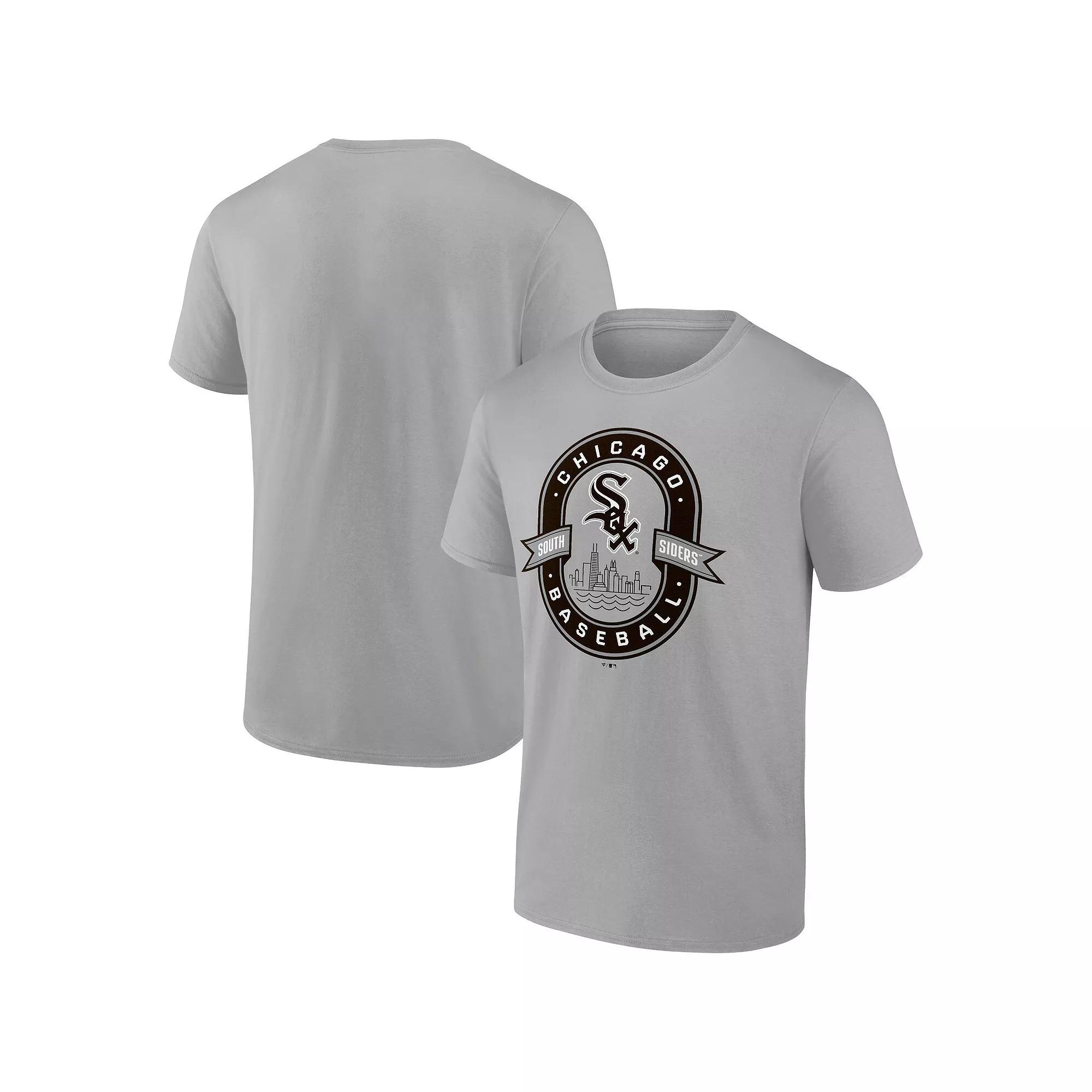 Men's Fanatics Branded Gray Chicago White Sox Iconic Glory Bound T-Shirt,  Product Image