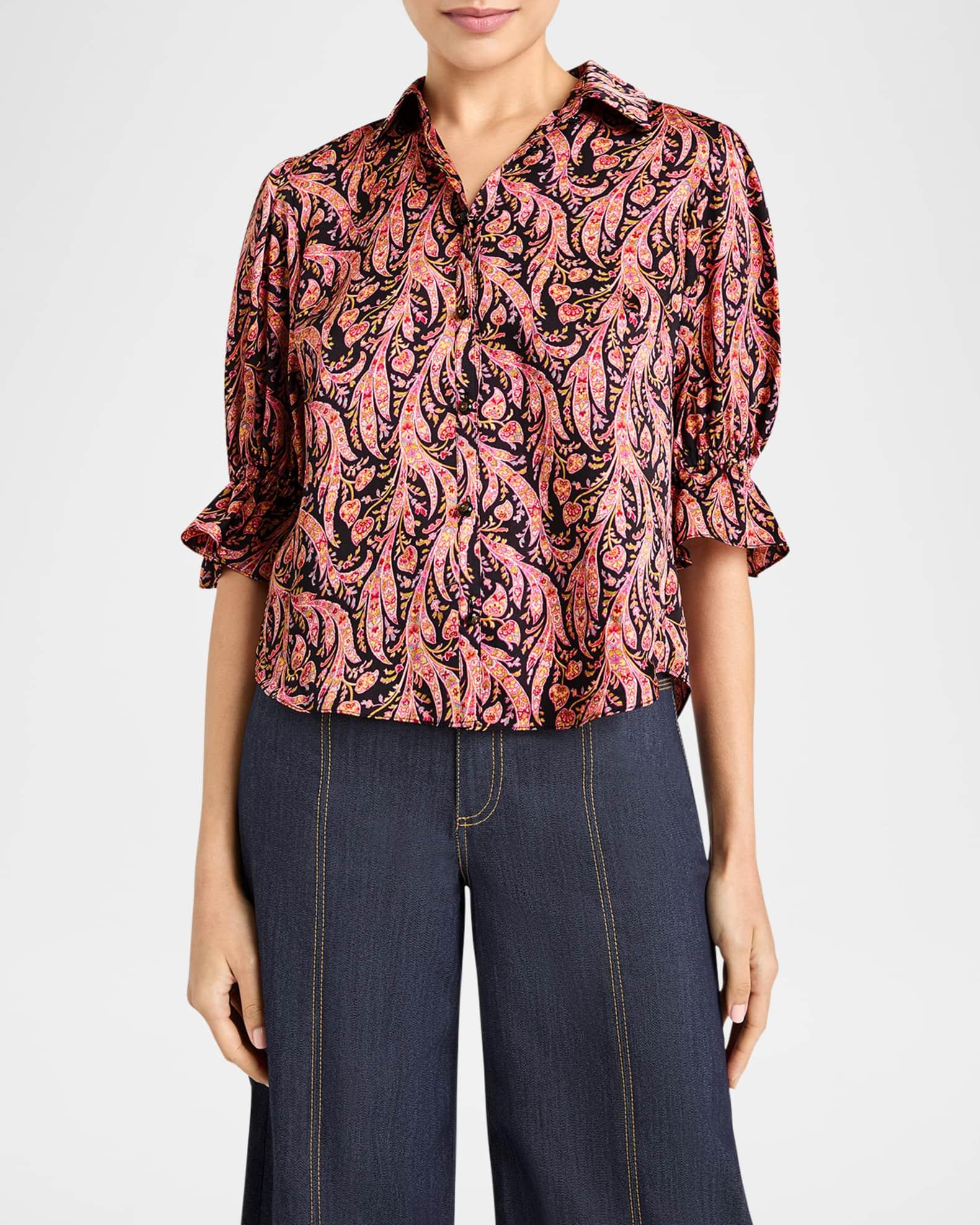 Fiona Charming Paisley Blouse Product Image
