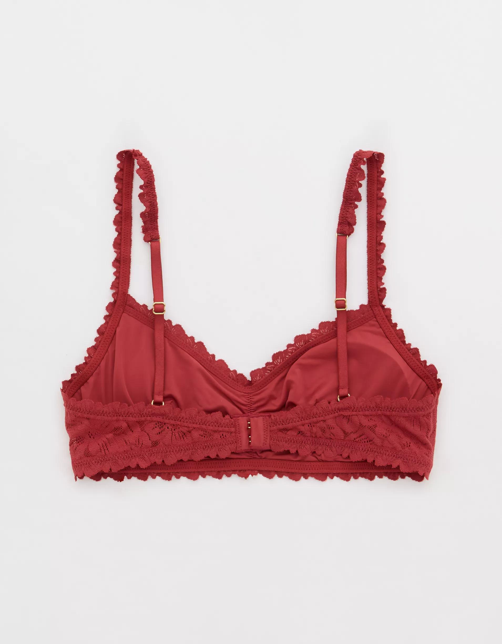 Show Off Rosey Lace Scoop Bralette Product Image