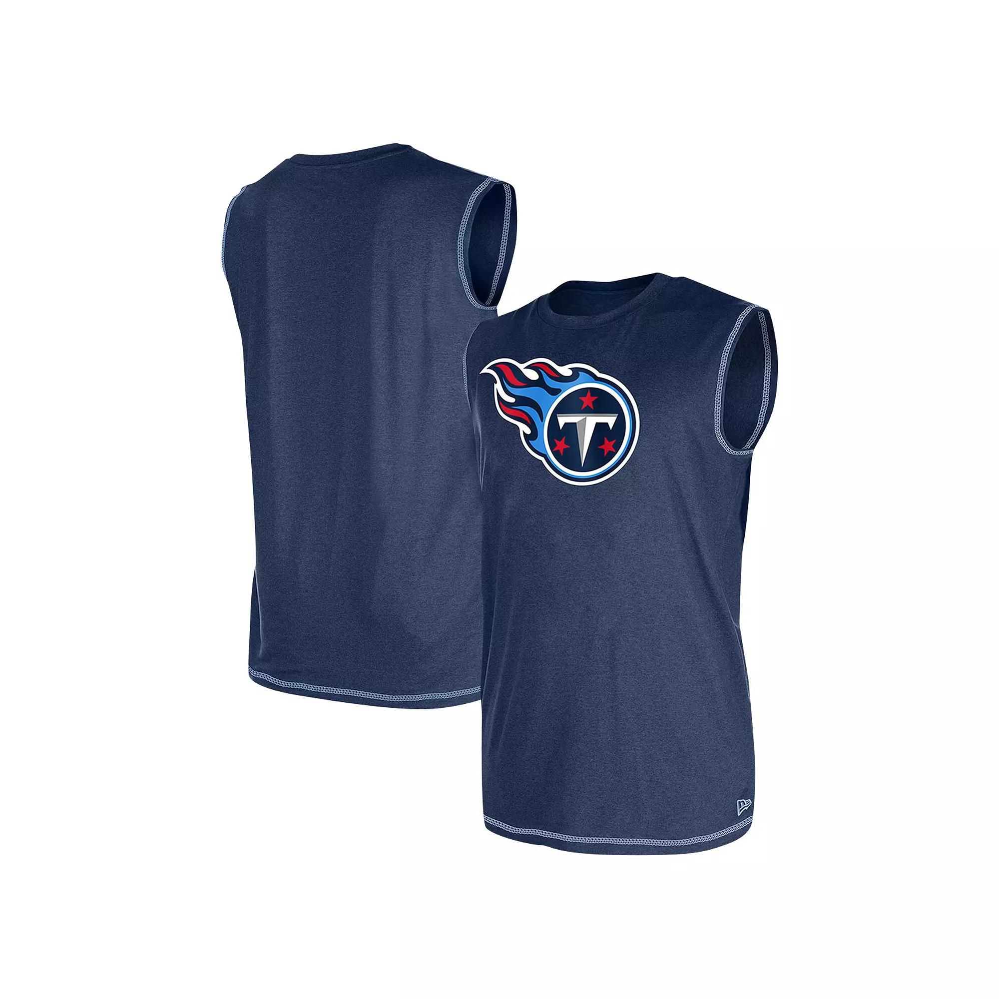 Men's New Era Navy Tennessee Titans Tank Top,  Product Image