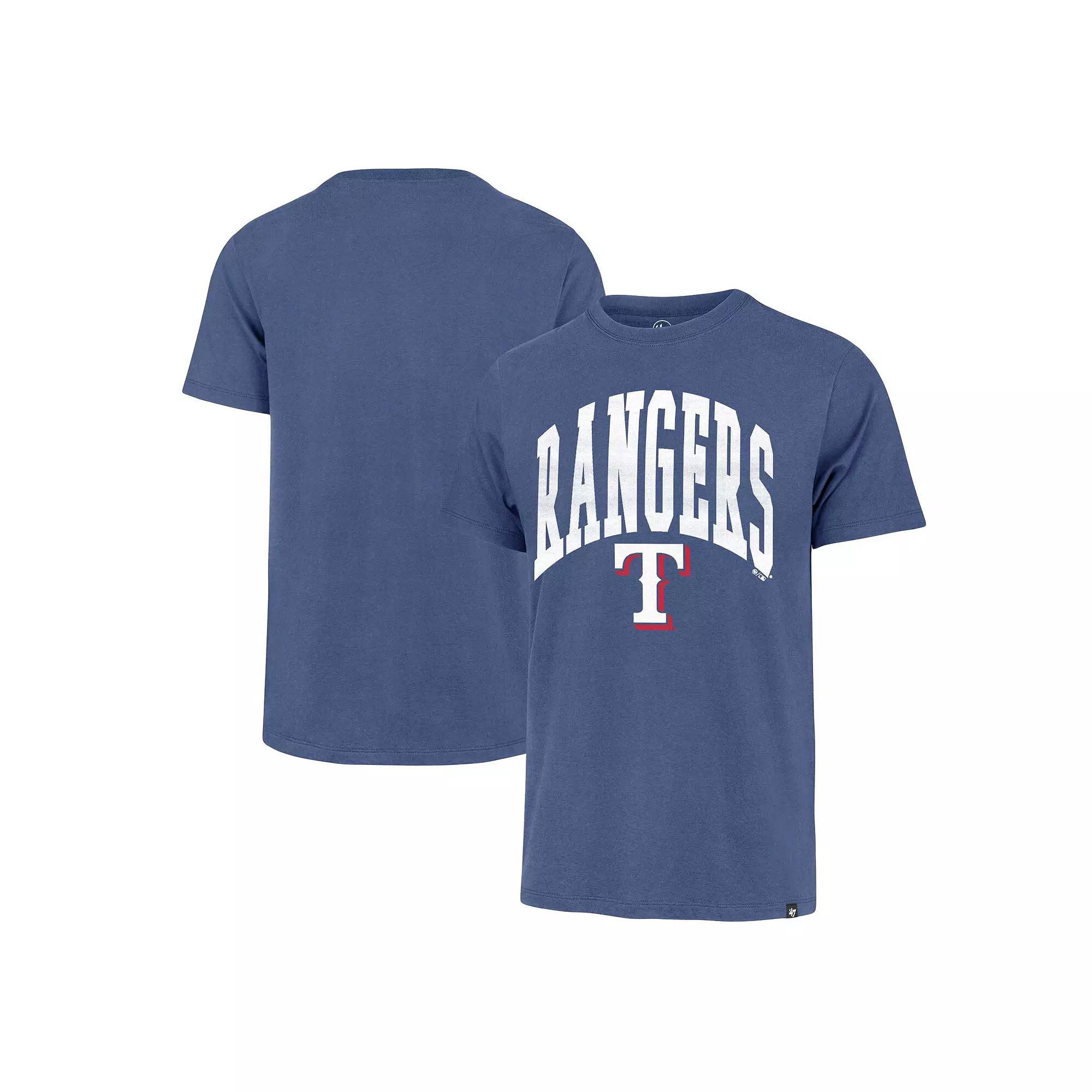 Men's '47 Royal Texas Rangers Win Win Franklin T-Shirt, Size: Small, Blue Product Image
