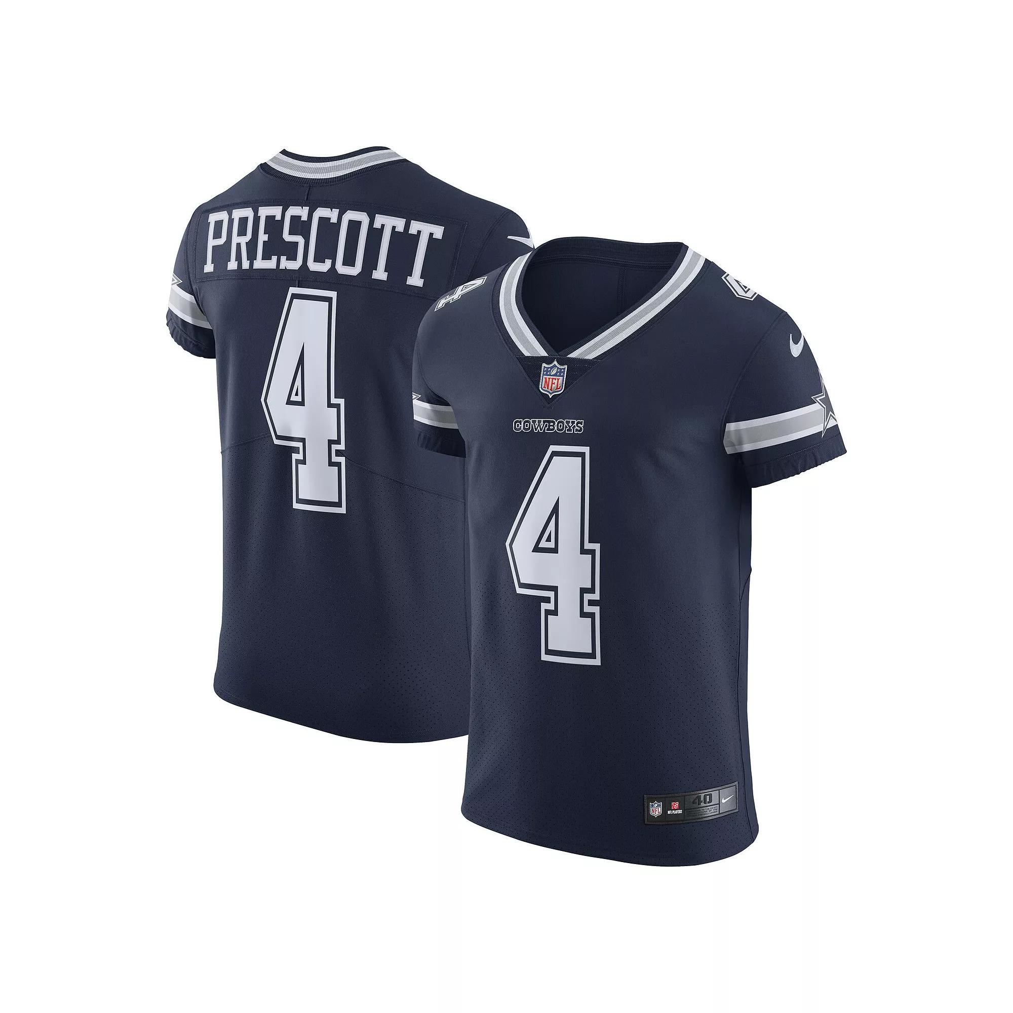 Men's Nike Dak Prescott Navy Dallas Cowboys Alternate Vapor Elite Player Jersey,  Product Image