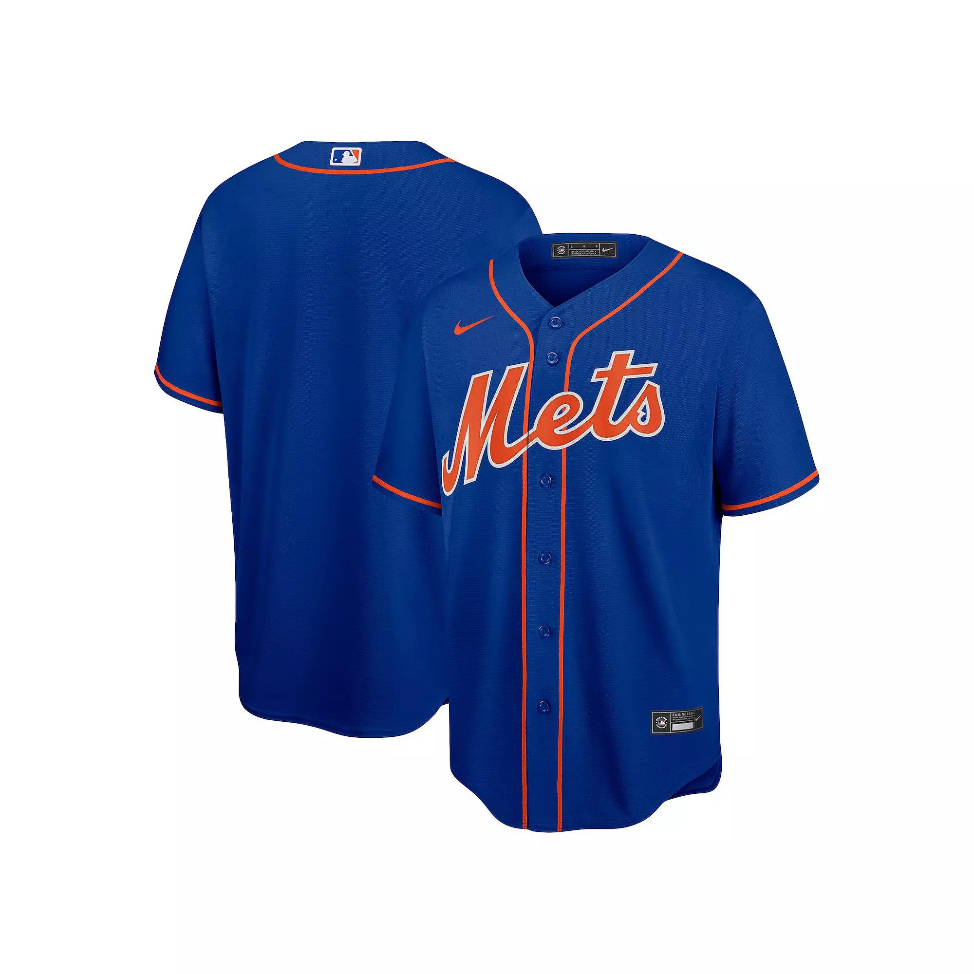 Men's Nike Royal New York Mets Big & Tall Alternate Replica Team Jersey,  Product Image
