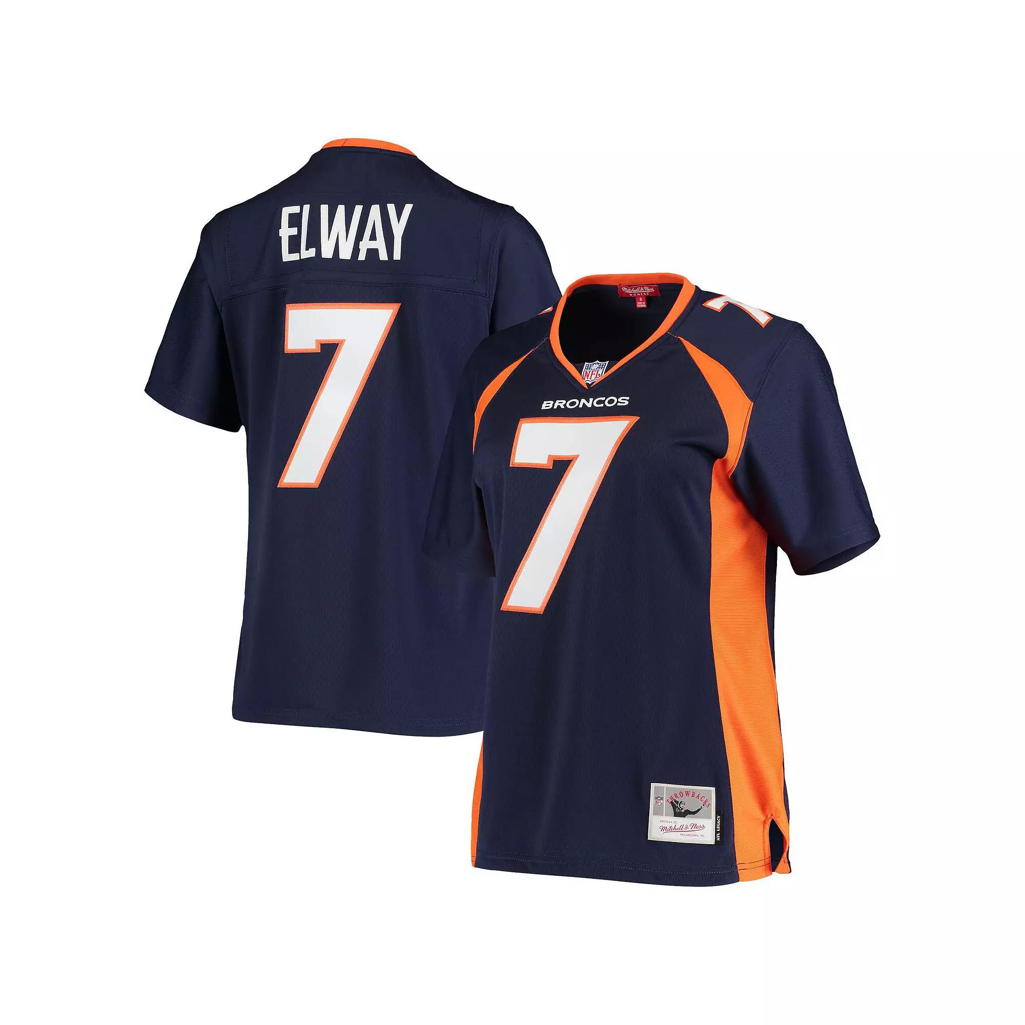 Women's Mitchell & Ness John Elway Navy Denver Broncos Legacy Replica Team Jersey,  Product Image