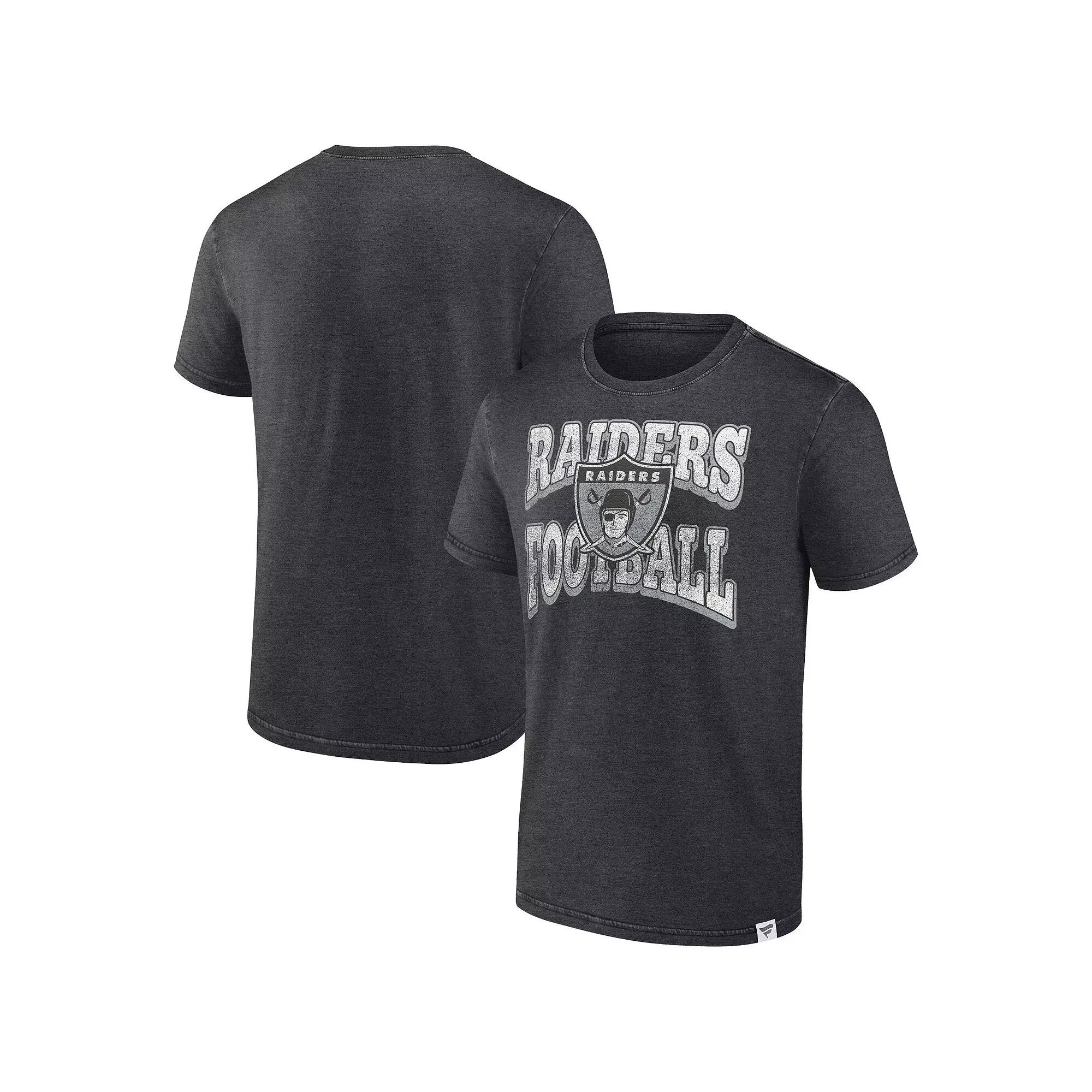 Men's Fanatics Branded Heather Charcoal Las Vegas Raiders Force Out T-Shirt, Size: Small, Lvr Charco Product Image