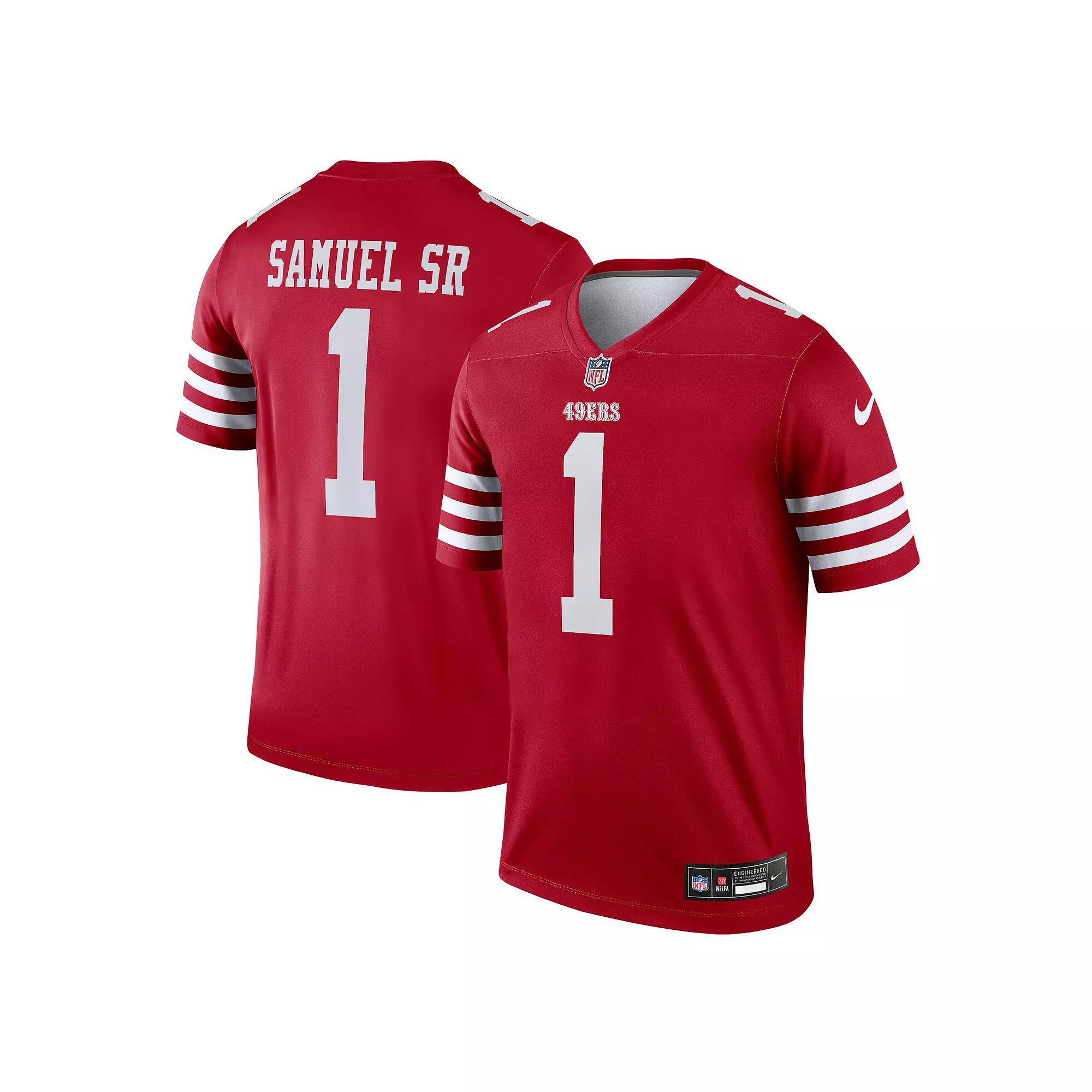 Men's Nike Deebo Samuel Sr Scarlet San Francisco 49ers Legend Jersey, Size: Large, Red Product Image