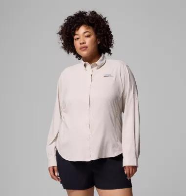 Columbia Womens PFG Tamiami II Long Sleeve Shirt - Plus Size- Product Image