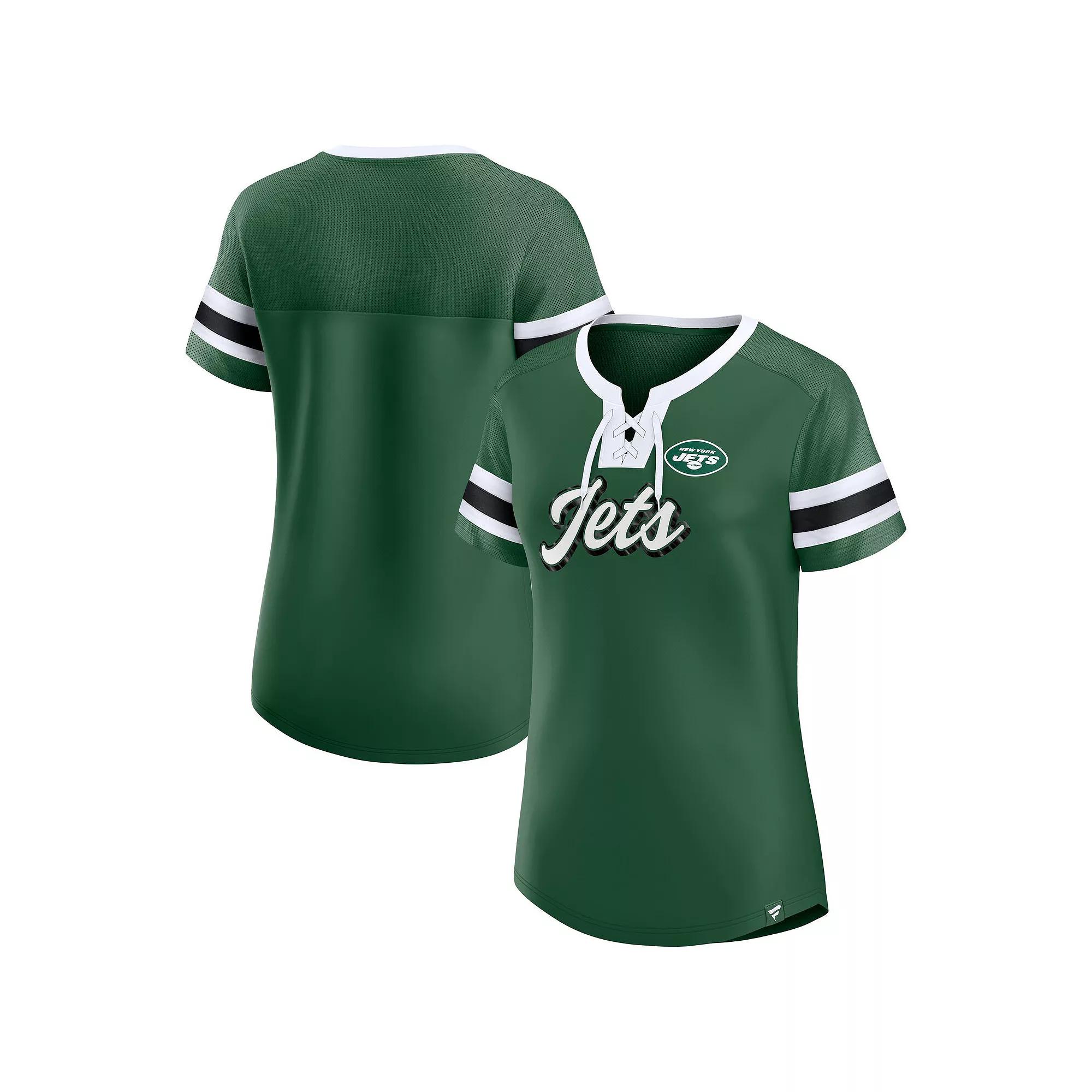 Women's Fanatics Crimson Oklahoma Sooners Iconic Athena Lace-Up T-Shirt,  Product Image