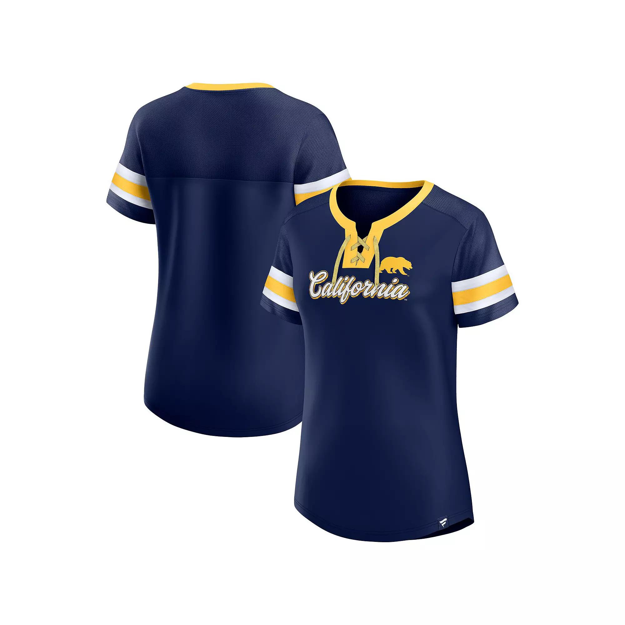 Women's Fanatics Crimson Oklahoma Sooners Iconic Athena Lace-Up T-Shirt,  Product Image