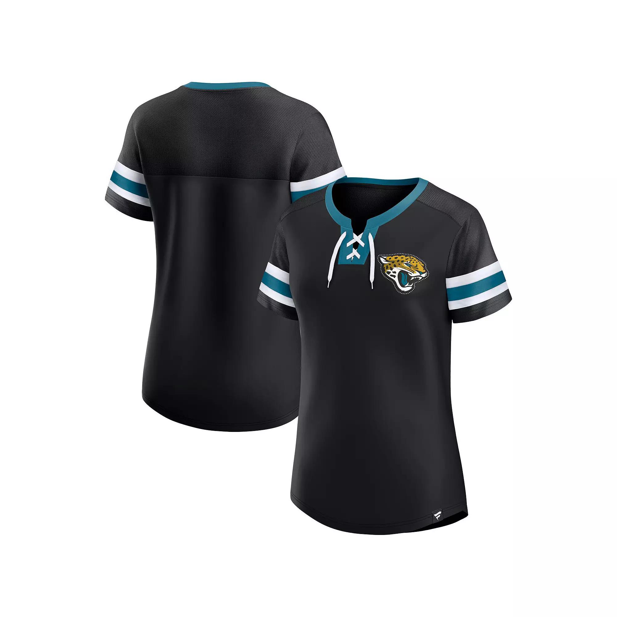 Women's Fanatics Branded Brown Cleveland Browns Original State Lace-Up T-Shirt,  Product Image