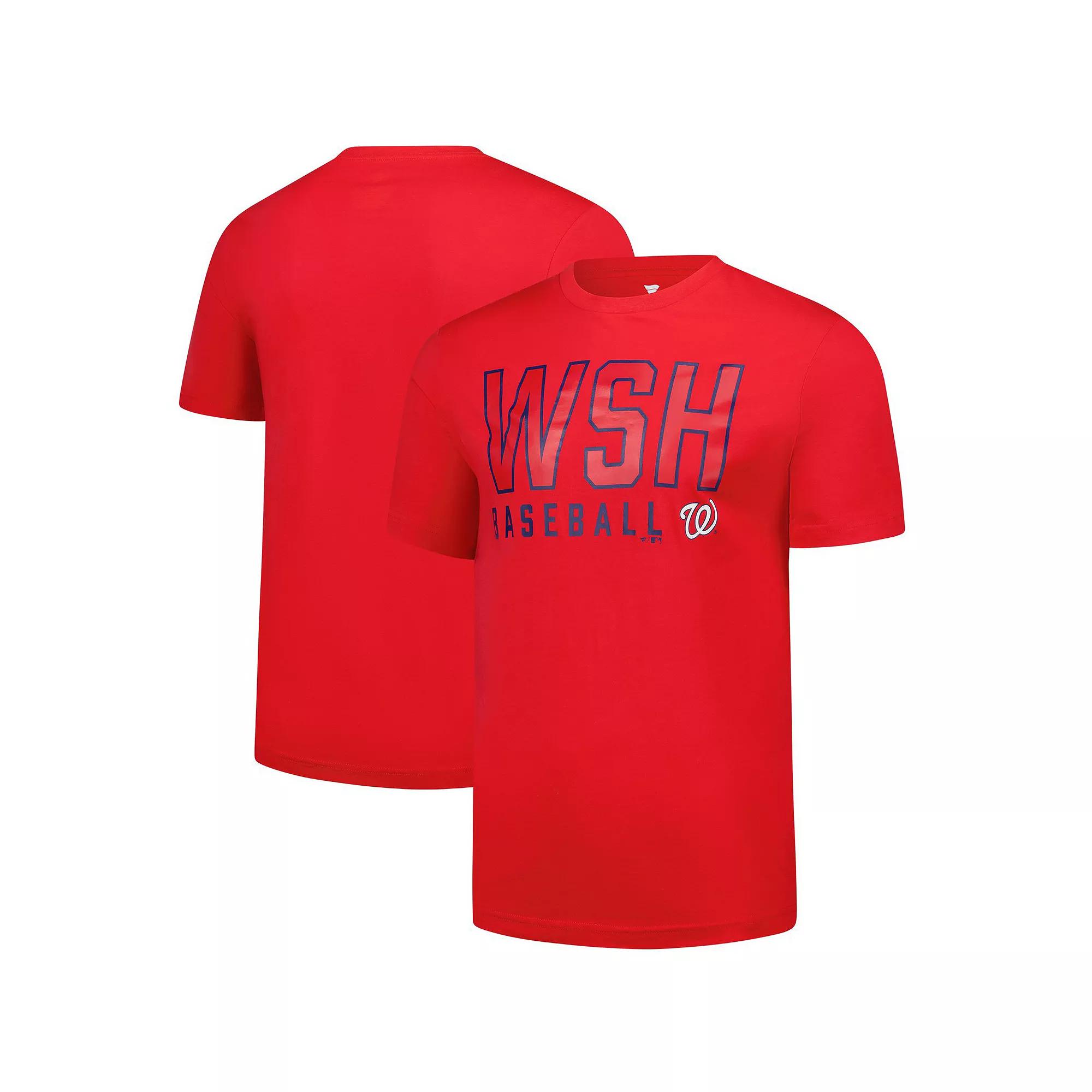 Men's Fanatics Red Washington Nationals T-Shirt,  Product Image