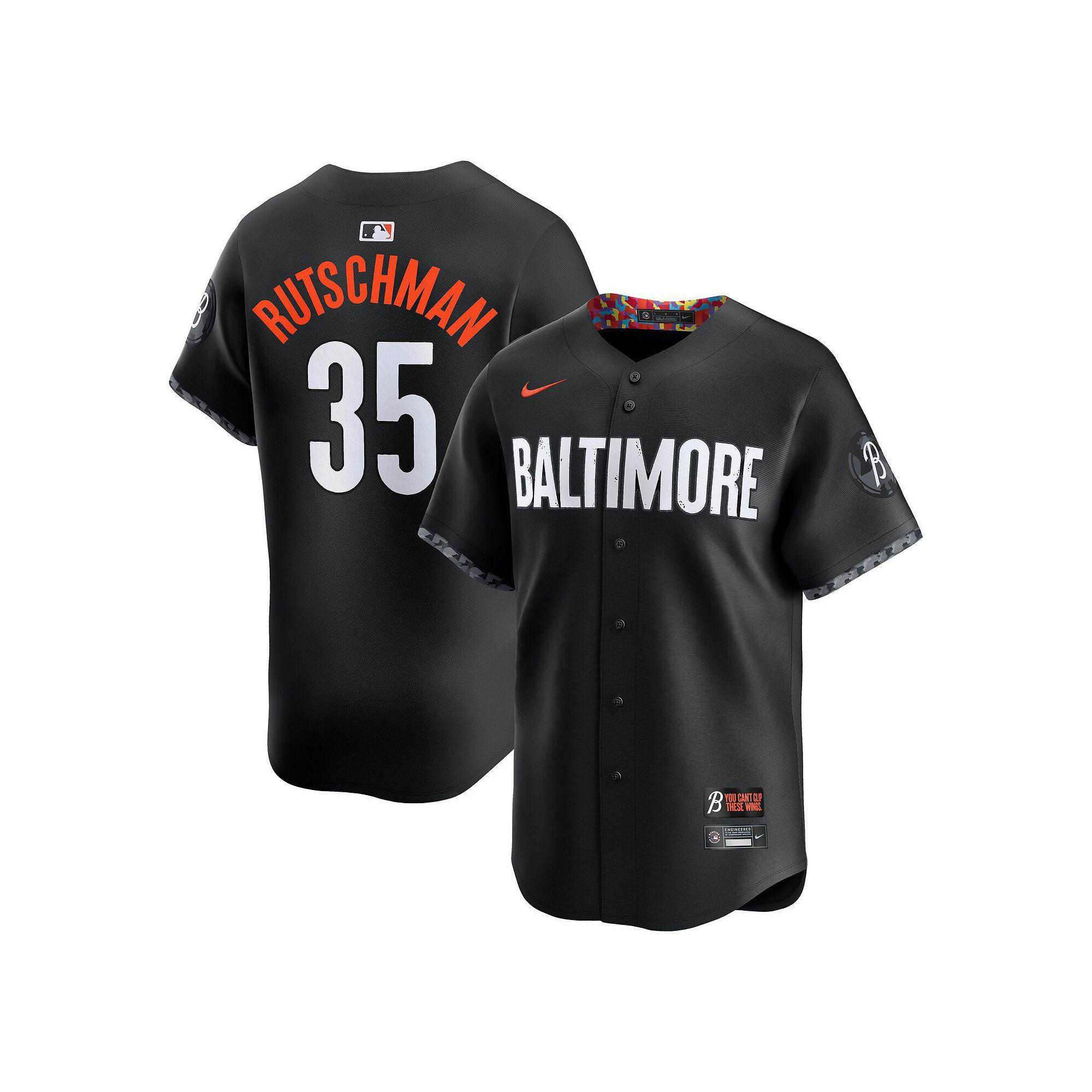 Men's Nike Adley Rutschman Black Baltimore Orioles City Connect Limited Jersey,  Product Image
