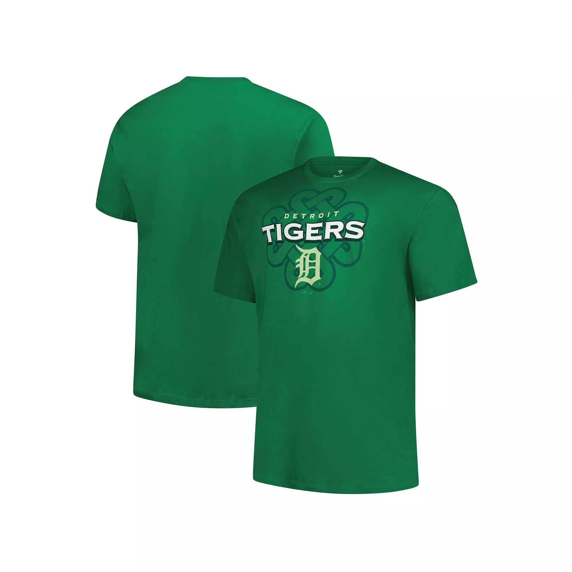 Men's Profile Kelly Green Detroit Tigers Big & Tall Celtic T-Shirt,  Product Image