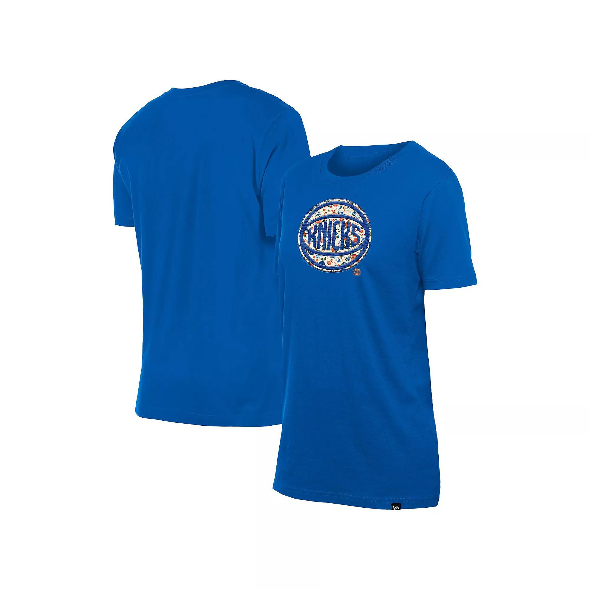 Women's New Era Navy Tampa Bay Lightning Glam Game Floral T-Shirt,  Product Image