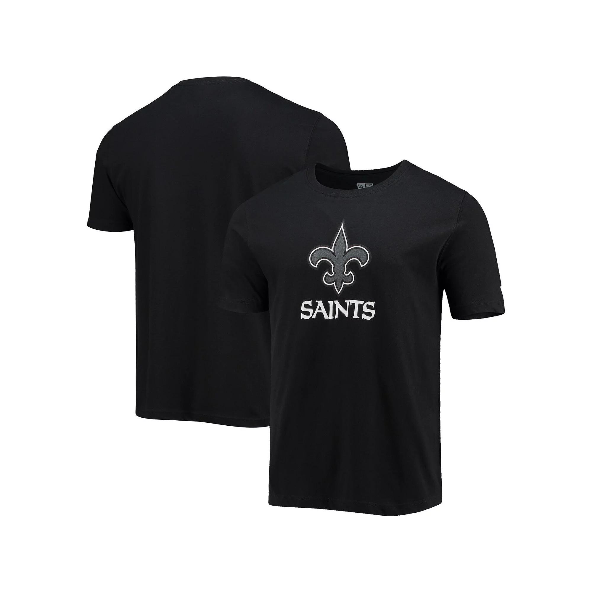 Men's New Era Black New Orleans Saints Team Logo T-Shirt, Size: Medium Product Image