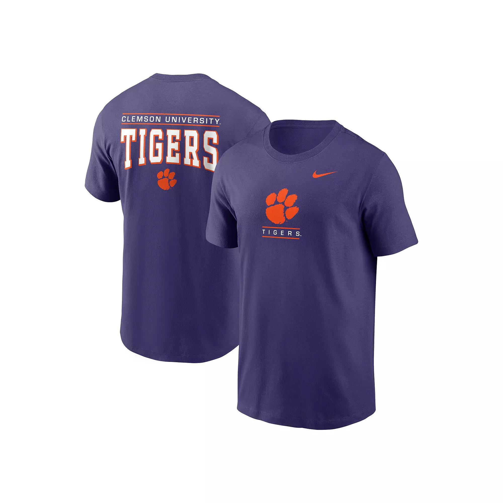Men's Nike Purple Clemson Tigers 2-Hit T-Shirt,  Product Image
