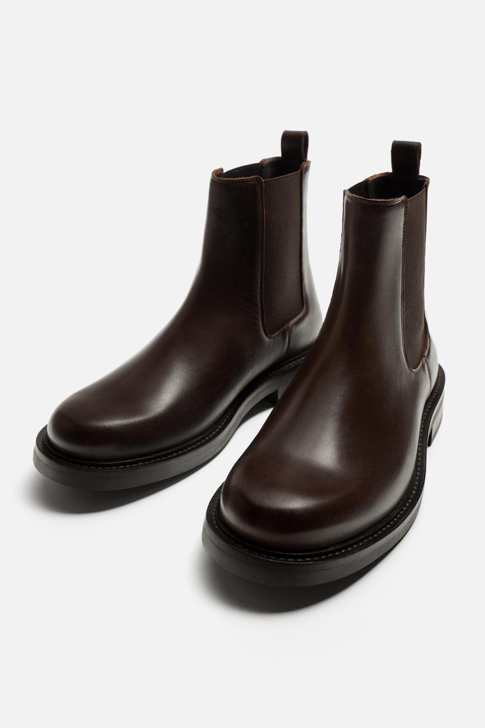 LEATHER CHELSEA BOOTS Product Image