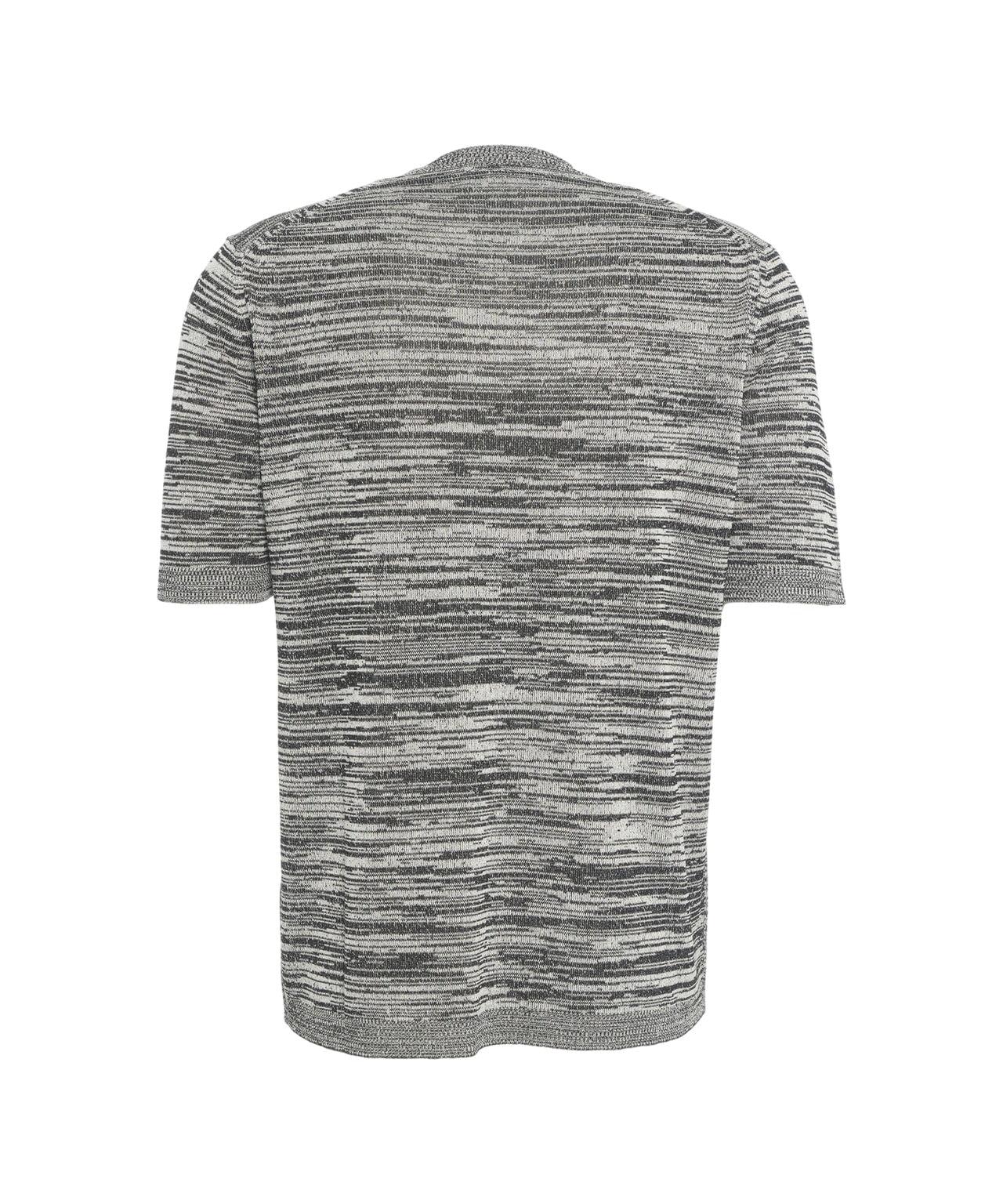 Mottled knit t-shirt Product Image