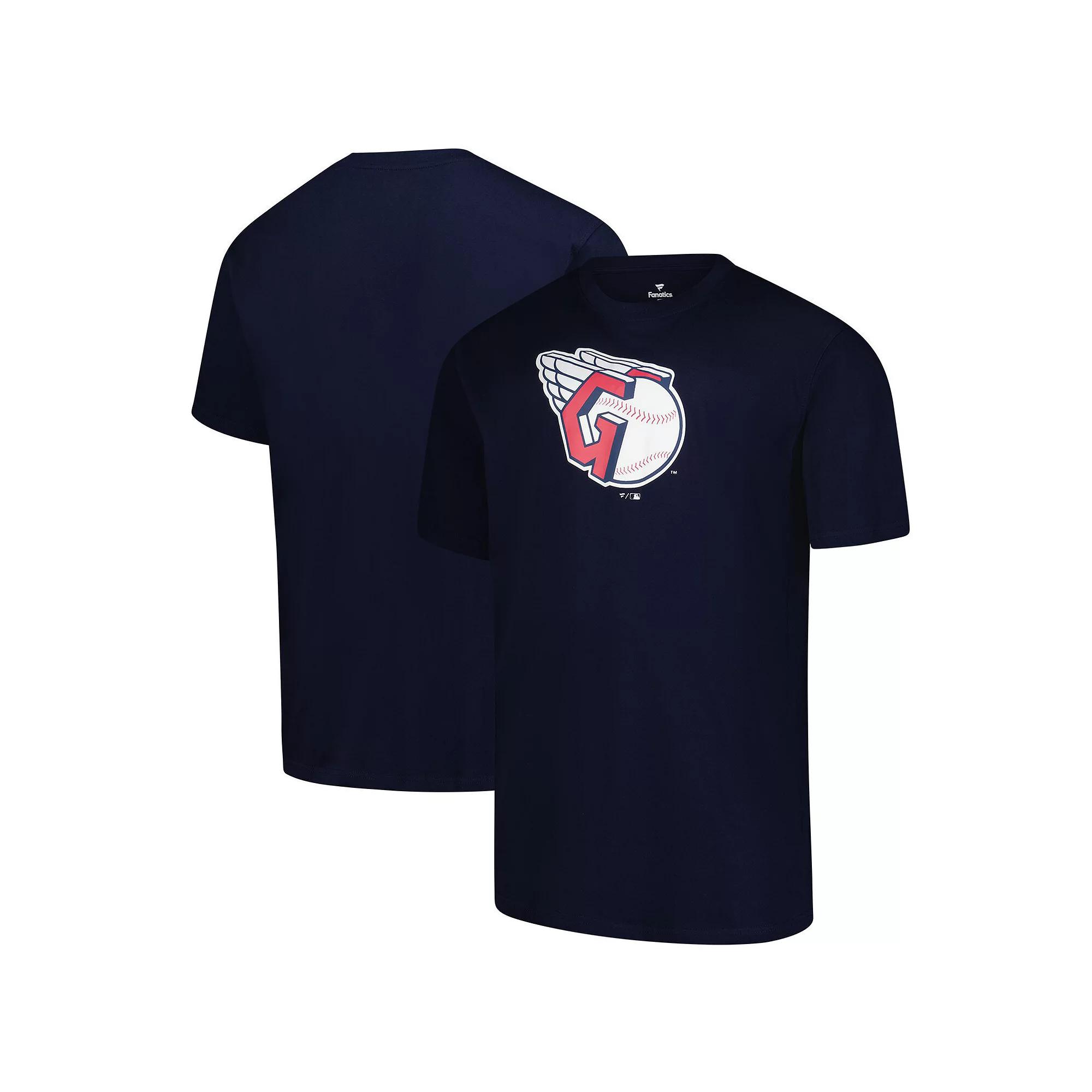 Men's Profile Navy Cleveland Guardians Big & Tall Primary Logo T-Shirt, Size: 2XLT, Grd Blue Product Image