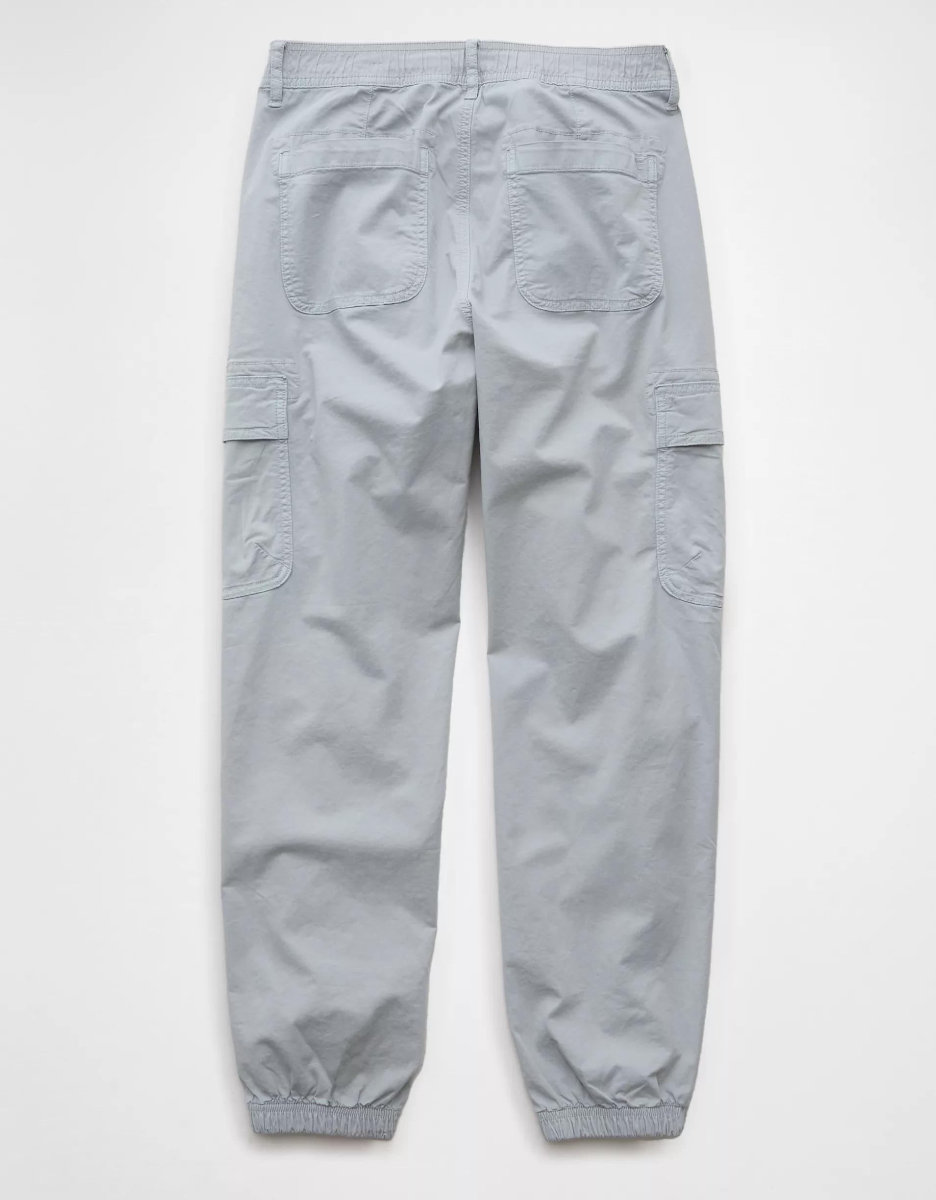AE Stretch High-Waisted Baggy Cargo Jogger Product Image