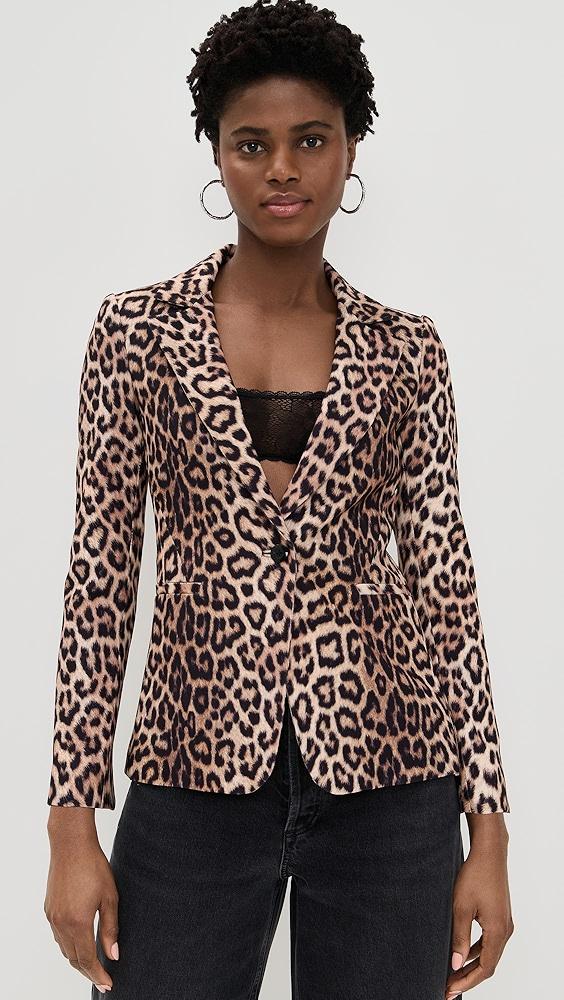 alice + olivia Macey Fitted Notch Collar Blazer | Shopbop Product Image