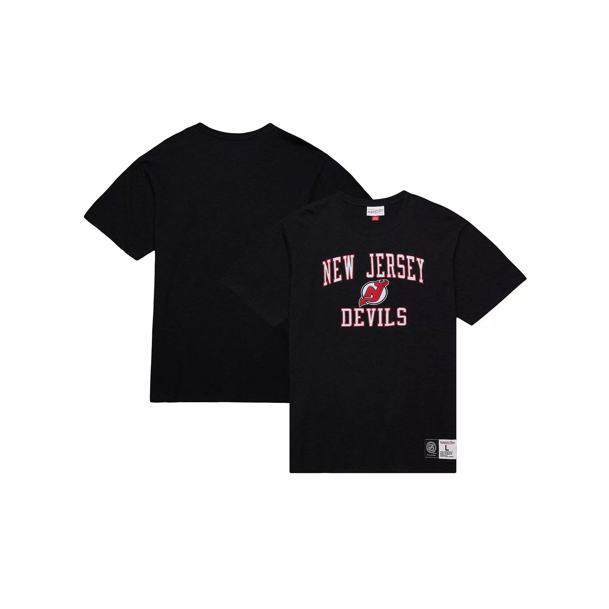 Men's Mitchell & Ness Black New Jersey Devils Legendary Slub T-Shirt, Size: Large, Nhl Black Product Image