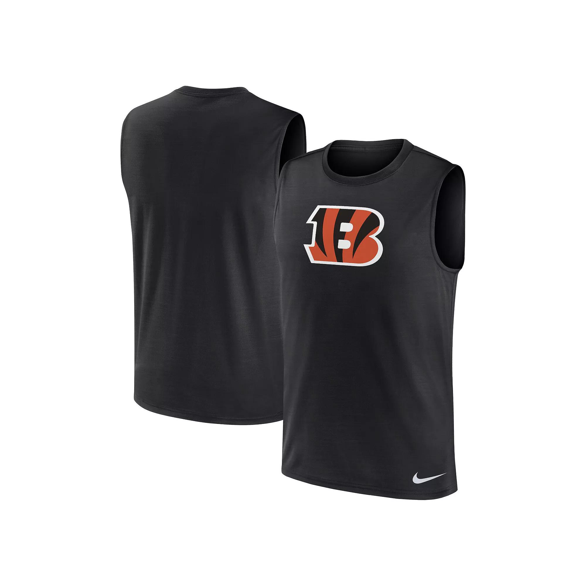 Men's Nike Black Cincinnati Bengals Blitz Legend Muscle Perform Tank Top,  Product Image