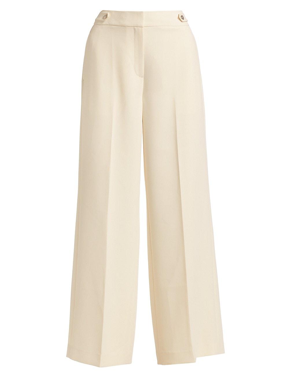 Womens Angelica Wide-Leg Trousers Product Image
