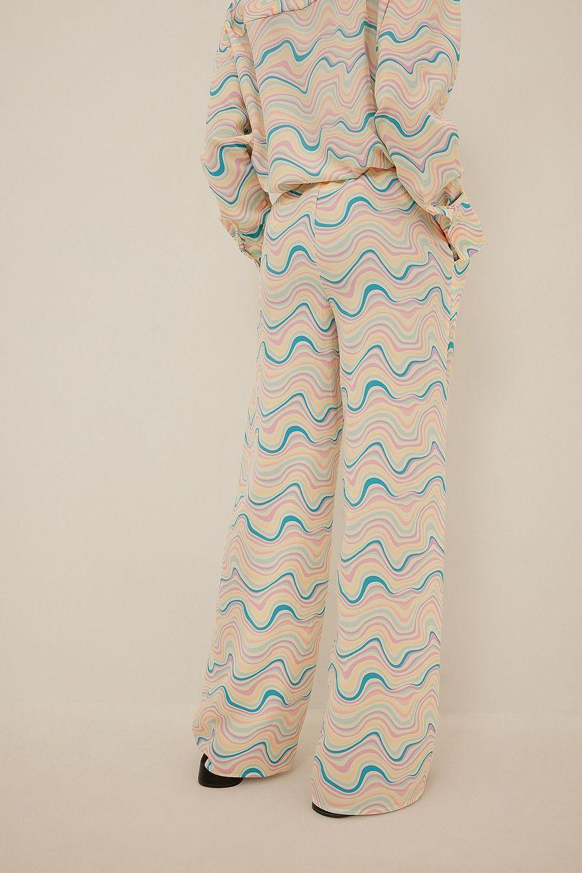 Straight Leg Structured Trousers Product Image