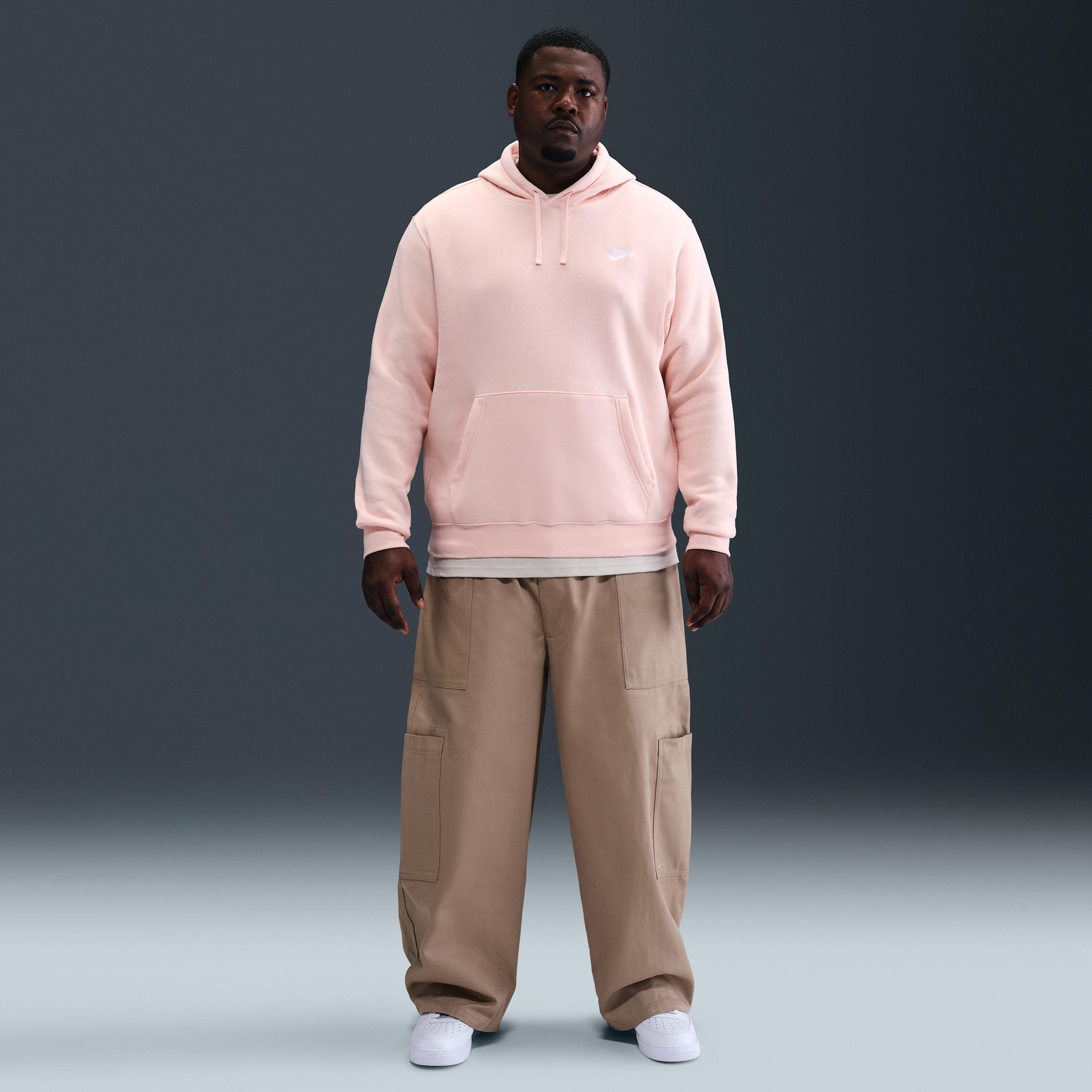 Mens Nike Sportswear Club Fleece Pullover Hoodie | BV2654-664 Product Image