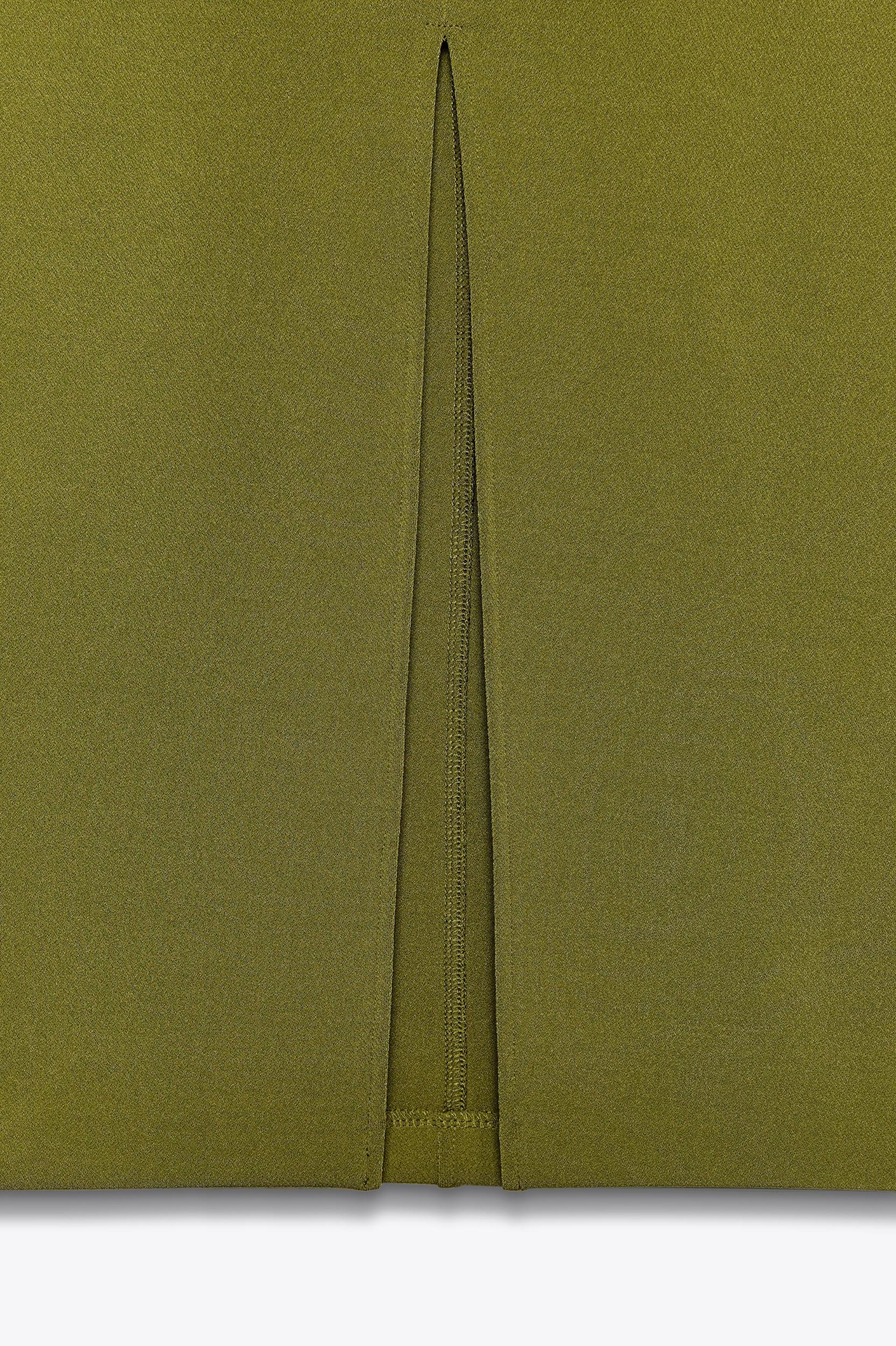 FITTED CREPE DRESS Product Image