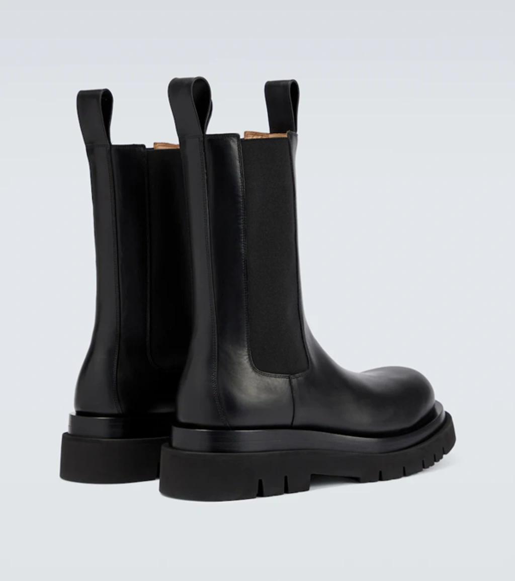BOTTEGA VENETA Black Leather Ankle Boots Product Image