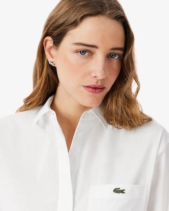 Oversized Adjustable Poplin Shirt Product Image