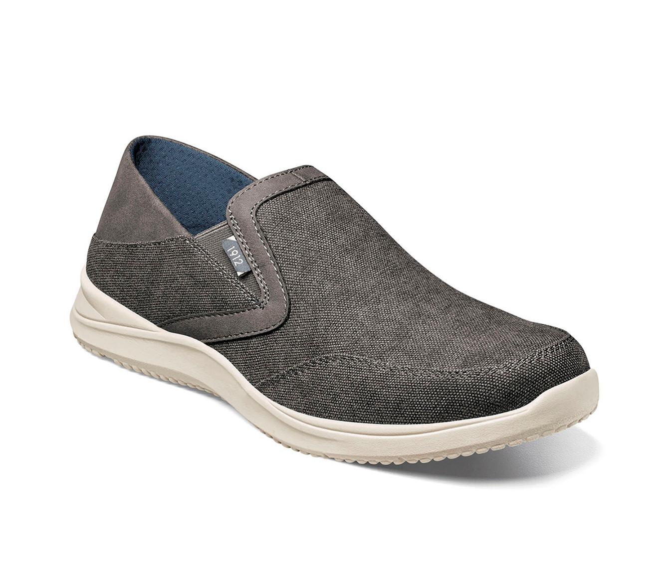 Men's Nunn Bush Conway EZ Canvas Moc Toe Slip On Shoes Product Image