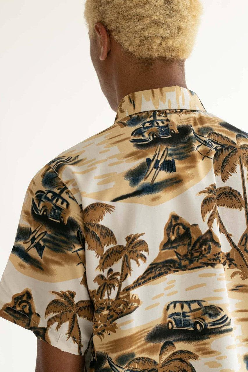 Beige Island Life Hawaiian Shirt Product Image