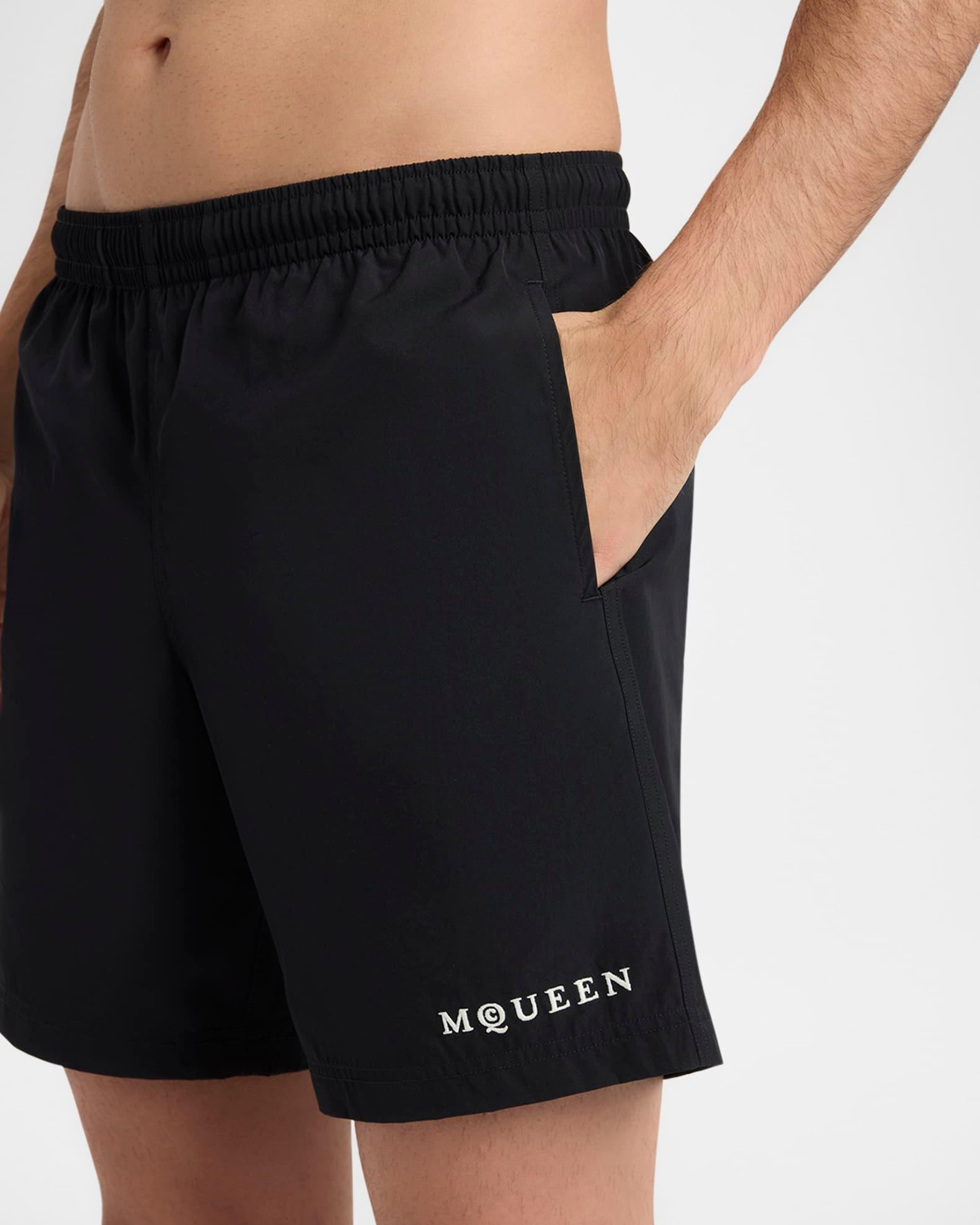 Men's Logo Embroidered Swim Shorts Product Image