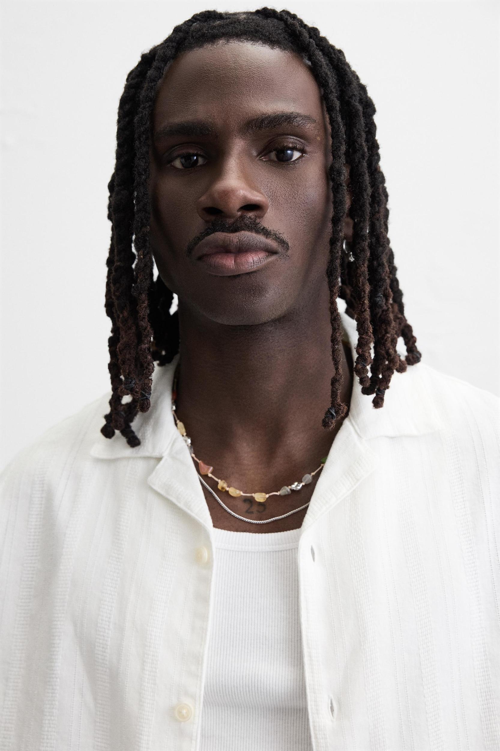 JACQUARD STRIPED SHIRT Product Image