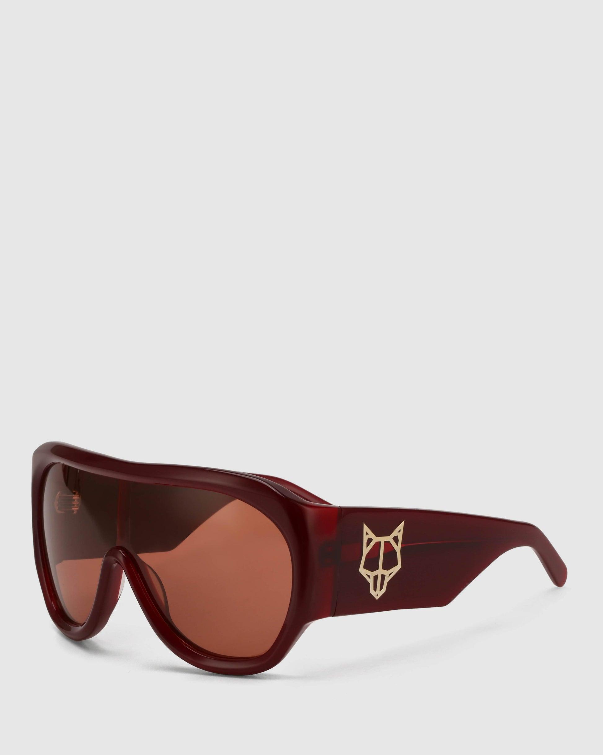 Kim Burgundy Sunglasses Product Image