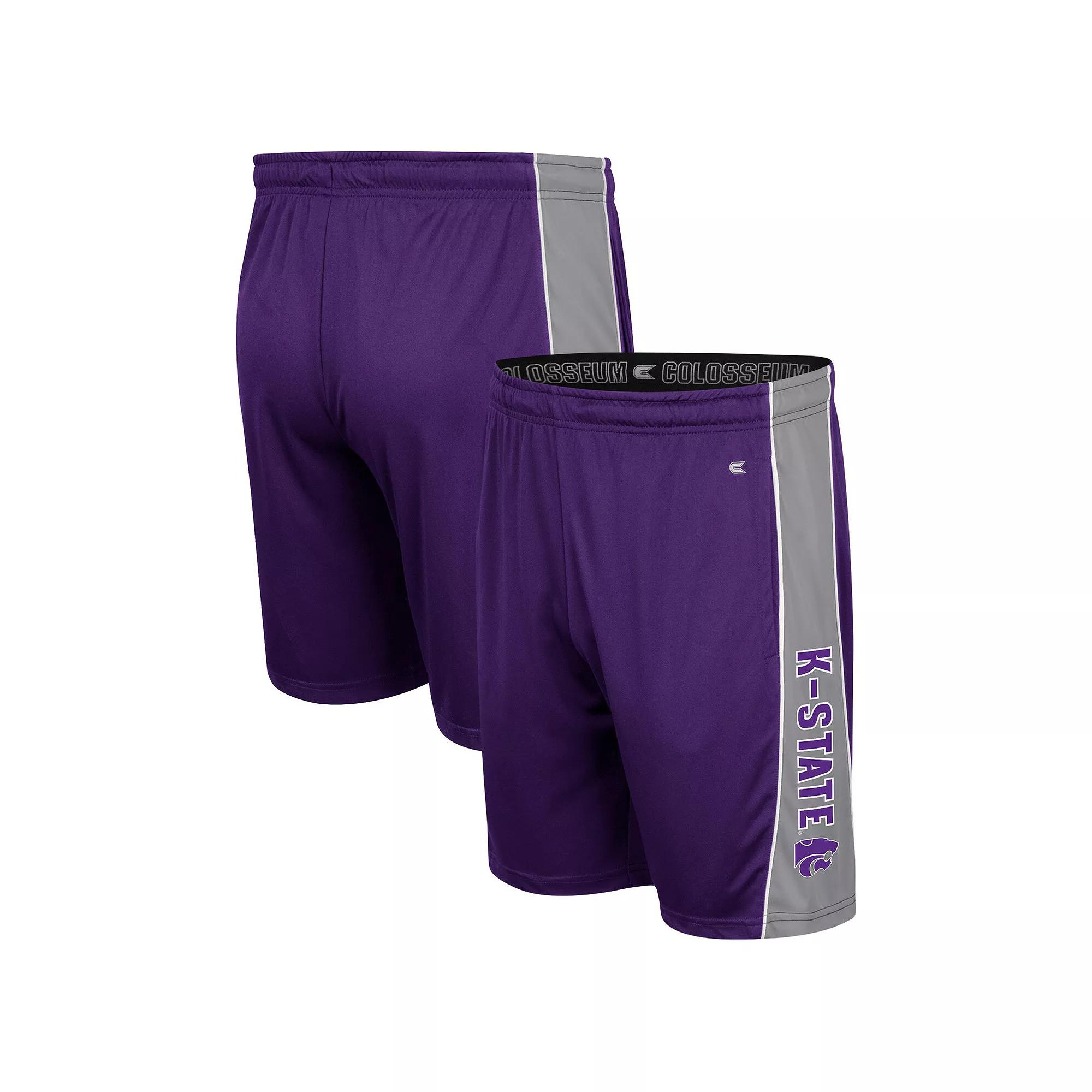 Men's Colosseum Purple Kansas State Wildcats Panel Shorts,  Product Image