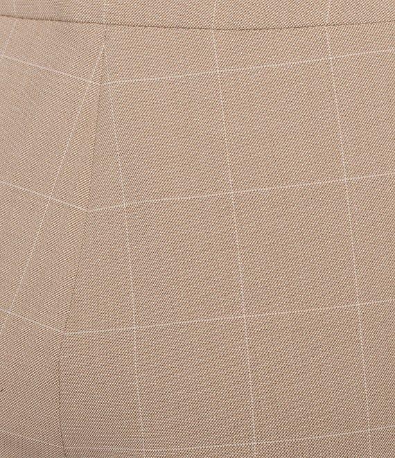 Calvin Klein Windowpane Wide Leg Pants Product Image