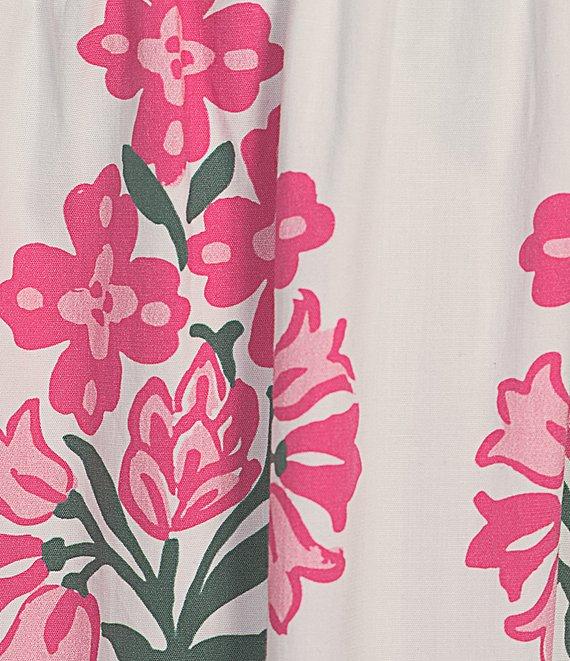 SAIL to SABLE x Amy Littleson McNitt The Debra Hibiscus Print Smocked Maxi Dress Product Image